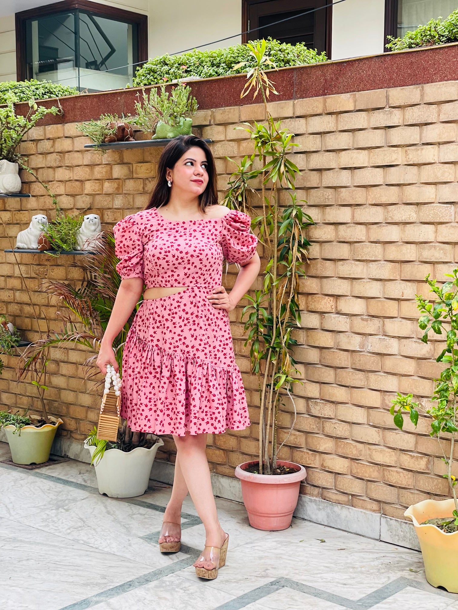 Strawberry Pink Summer Dress