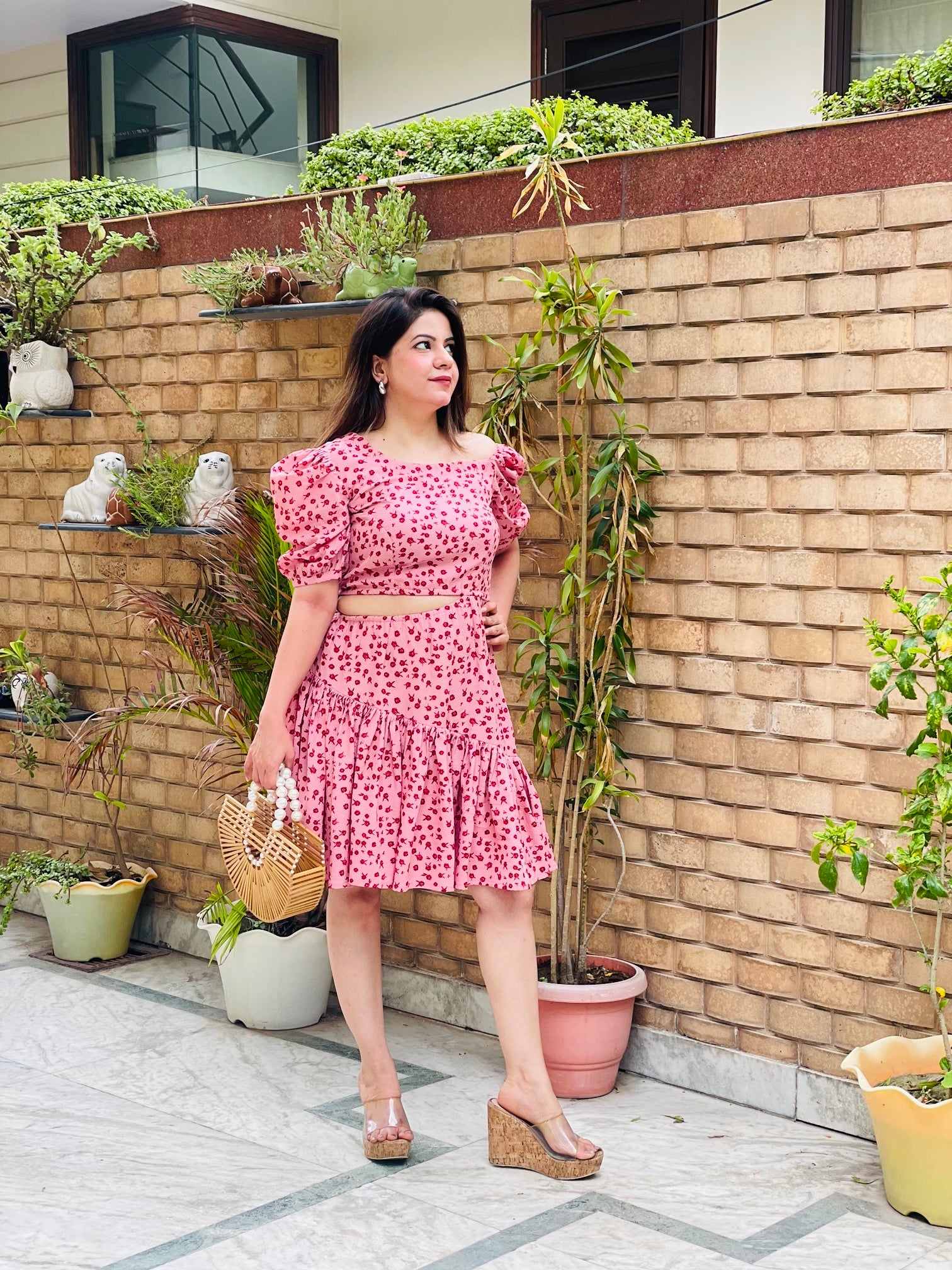 Strawberry Pink Summer Dress