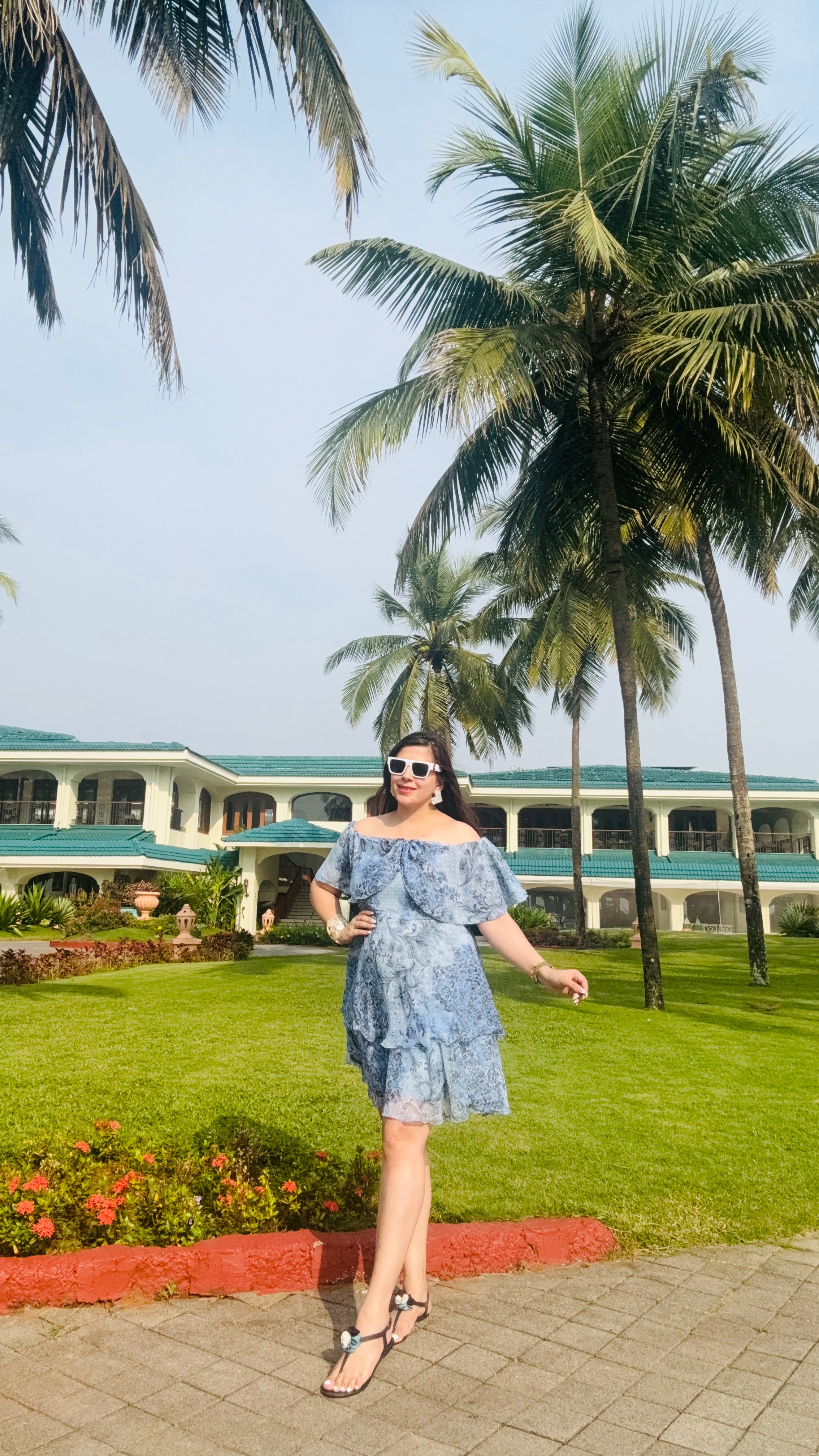 Sky Trance Beach Dress