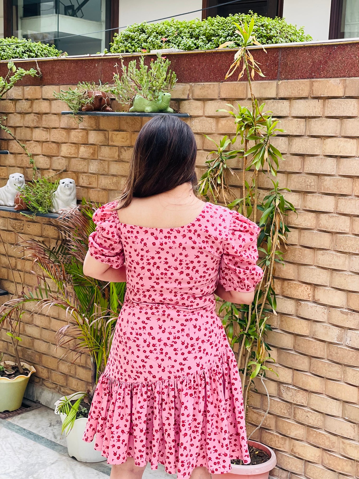 Strawberry Pink Summer Dress