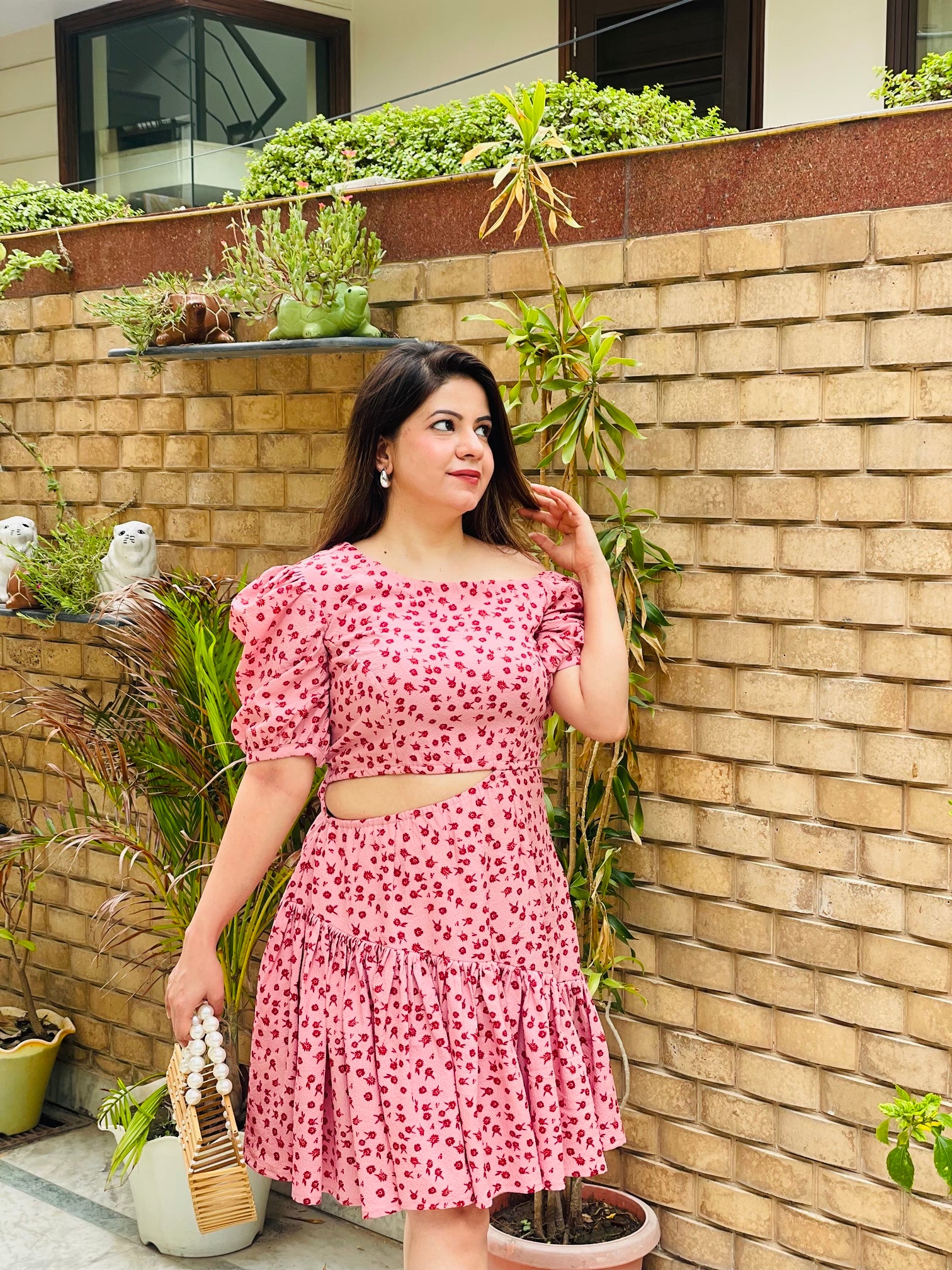 Strawberry Pink Summer Dress