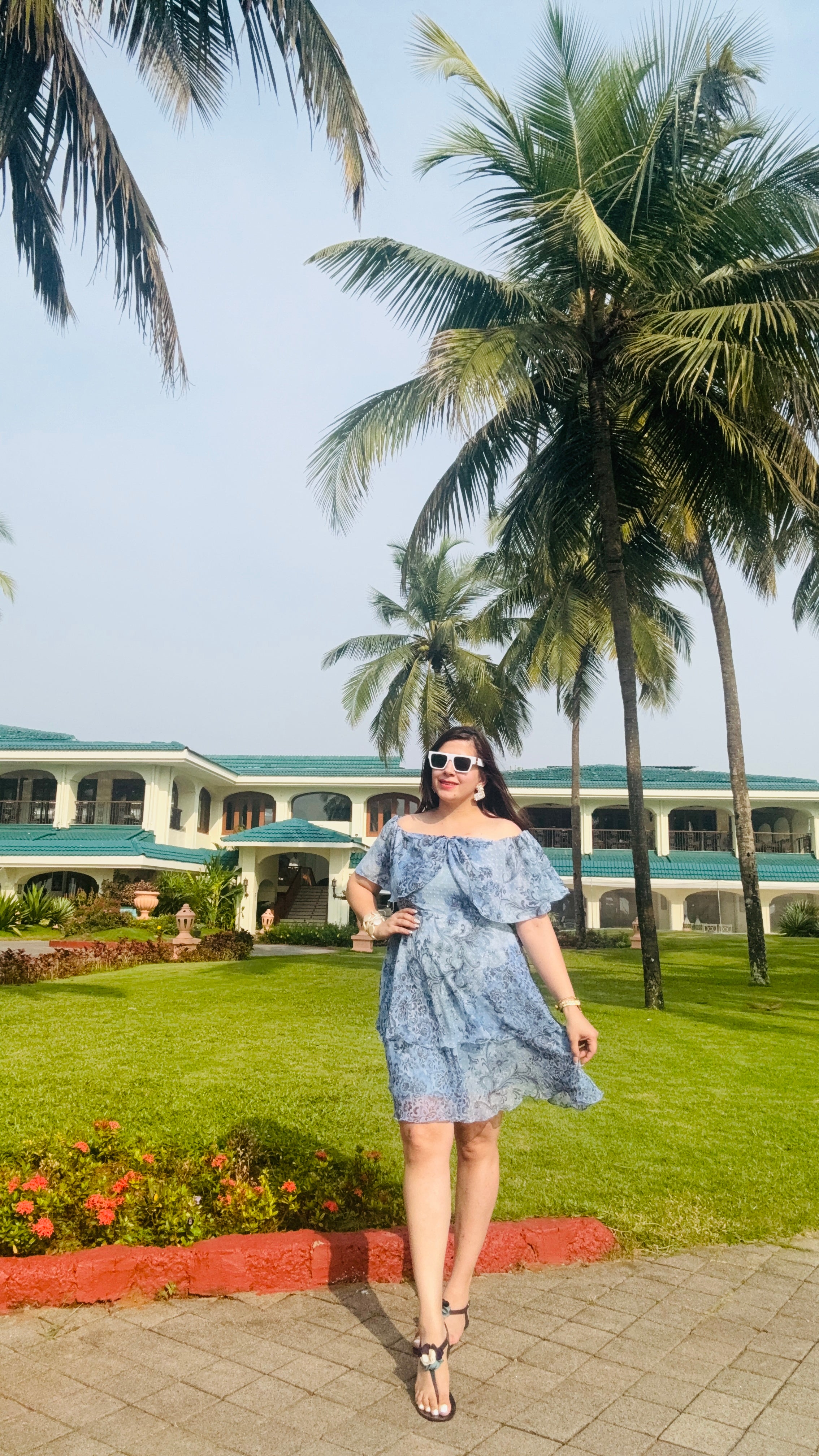 Sky Trance Beach Dress