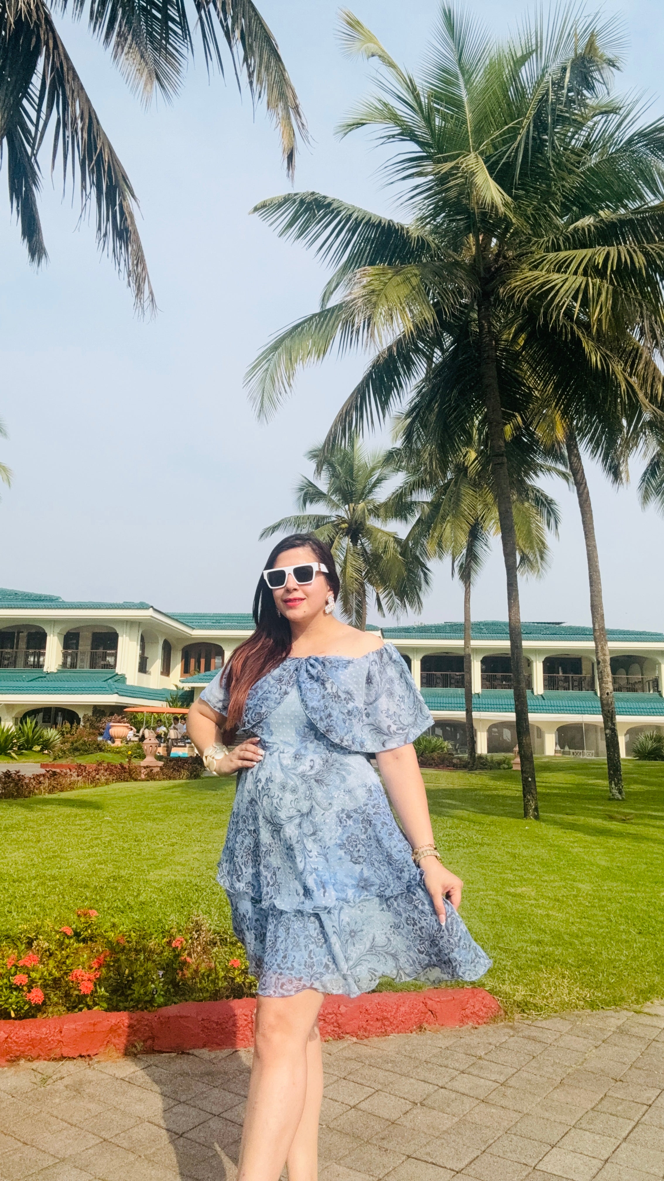 Sky Trance Beach Dress