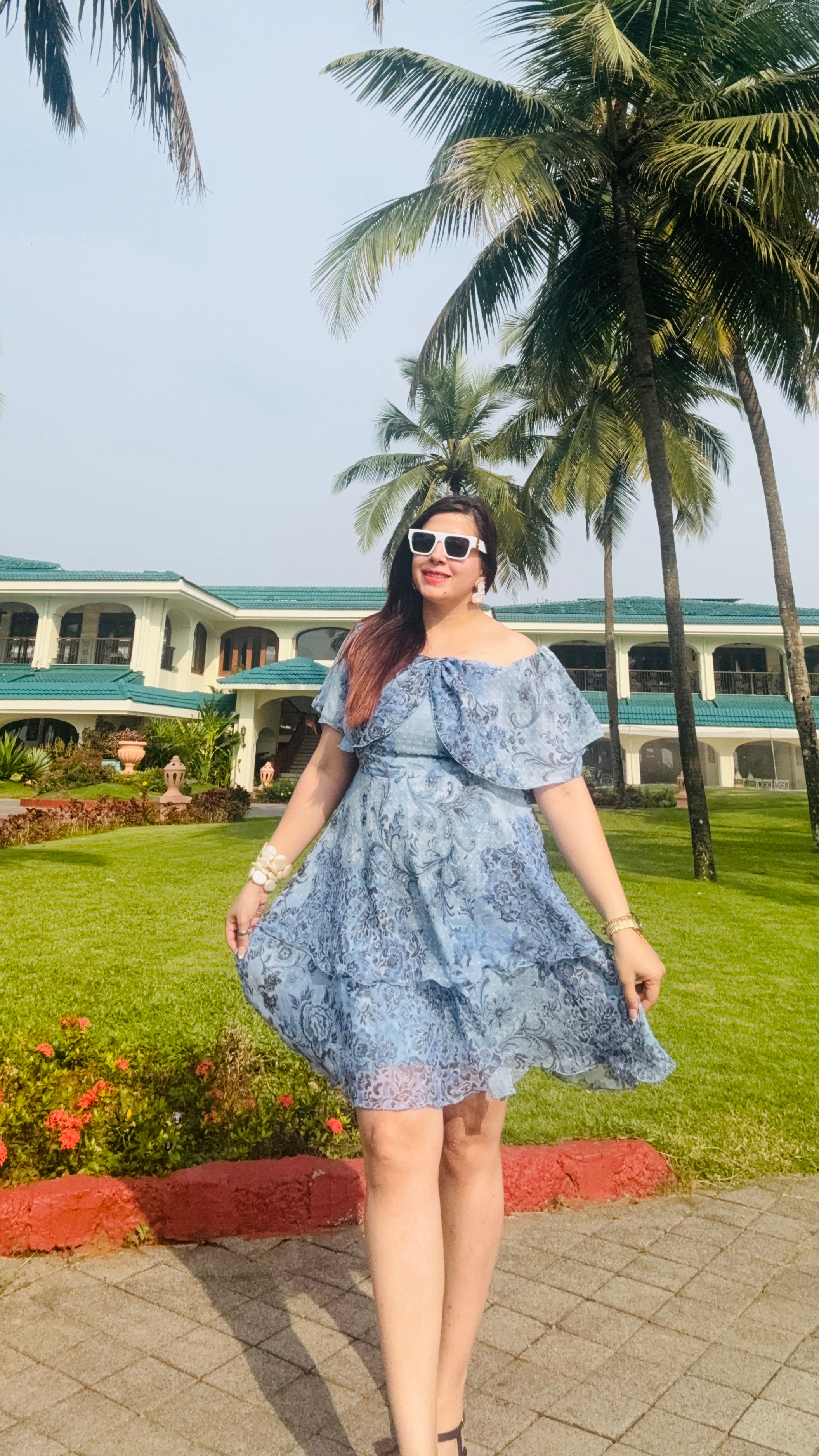 Sky Trance Beach Dress