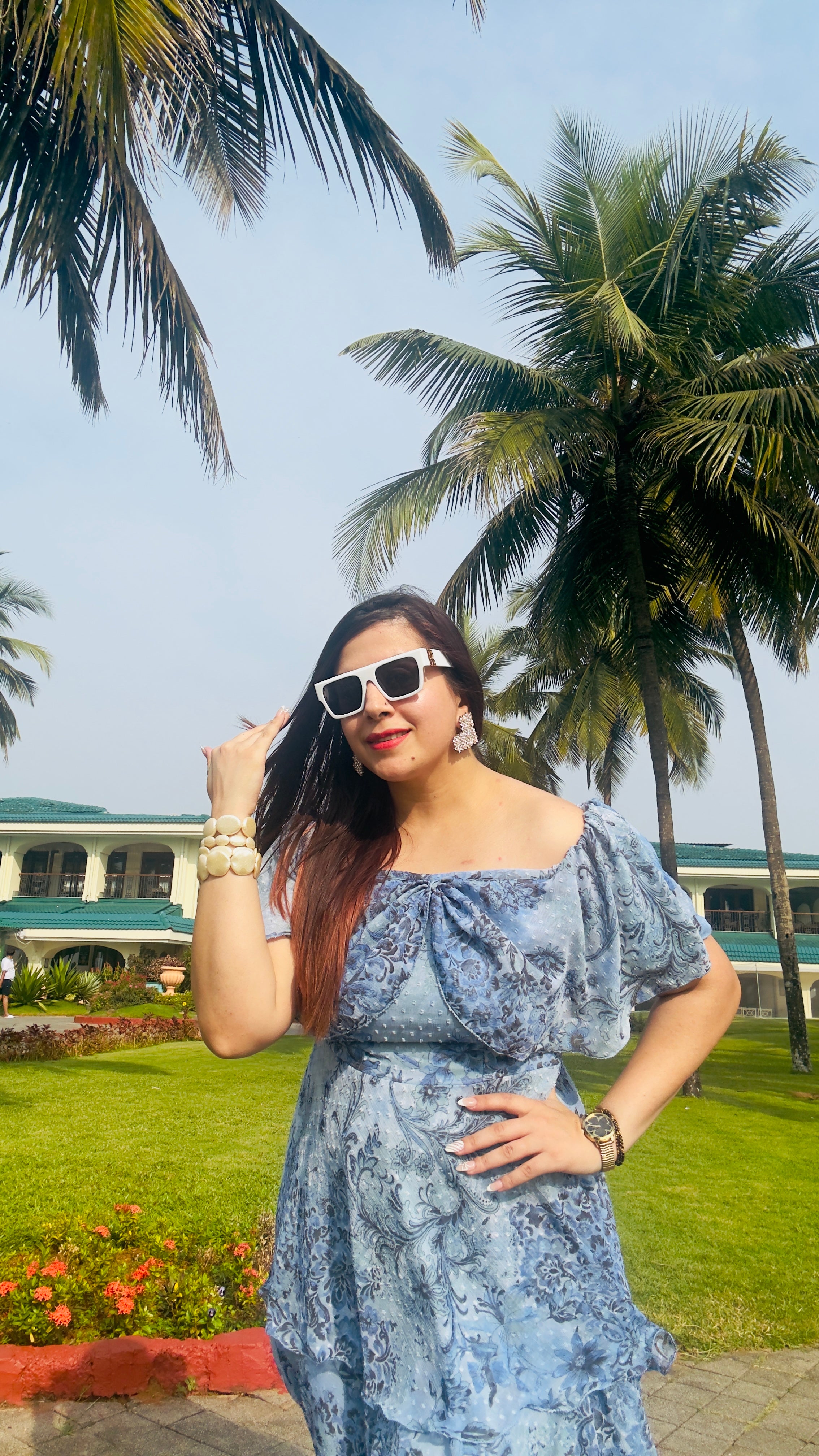 Sky Trance Beach Dress