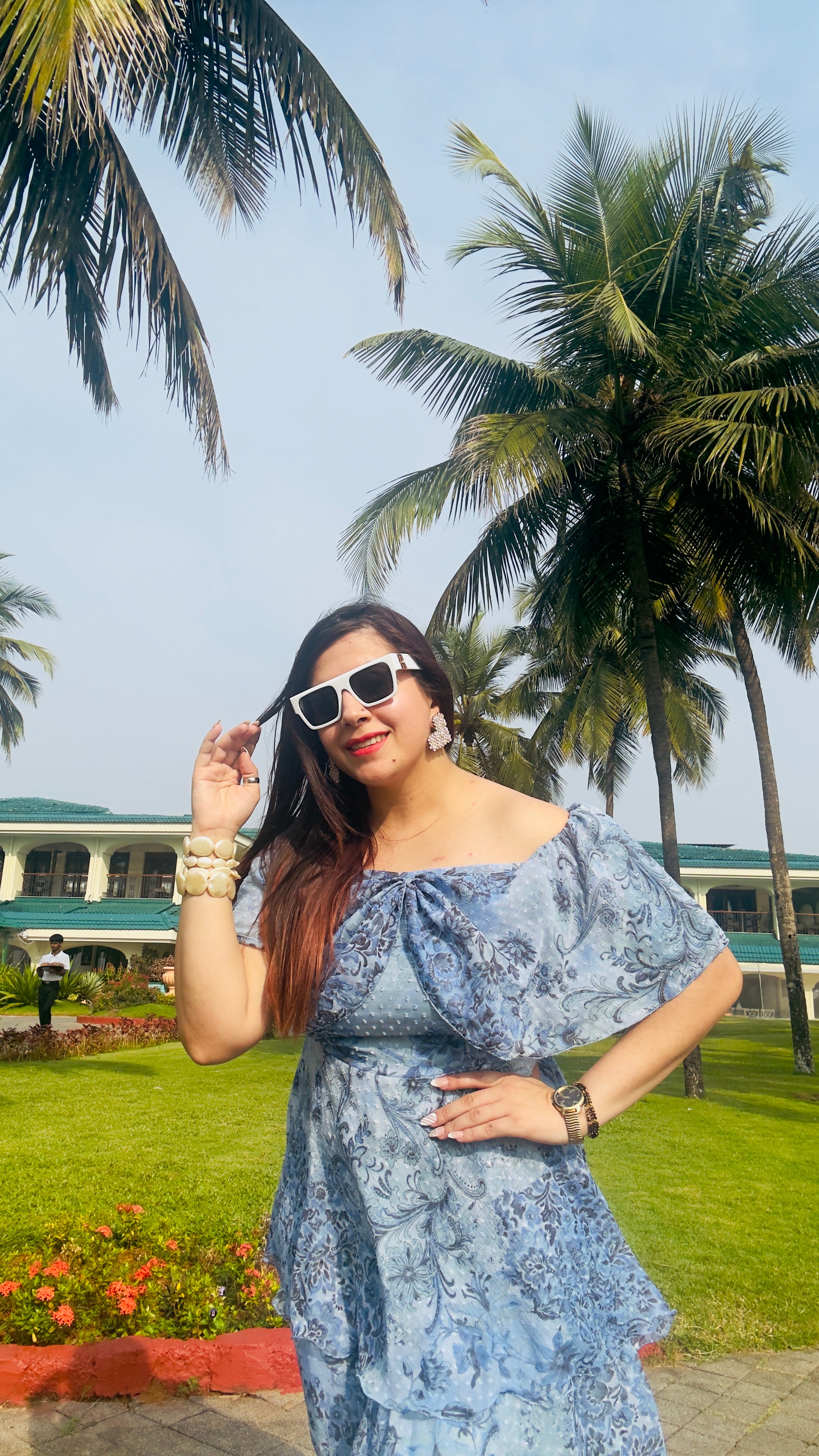 Sky Trance Beach Dress