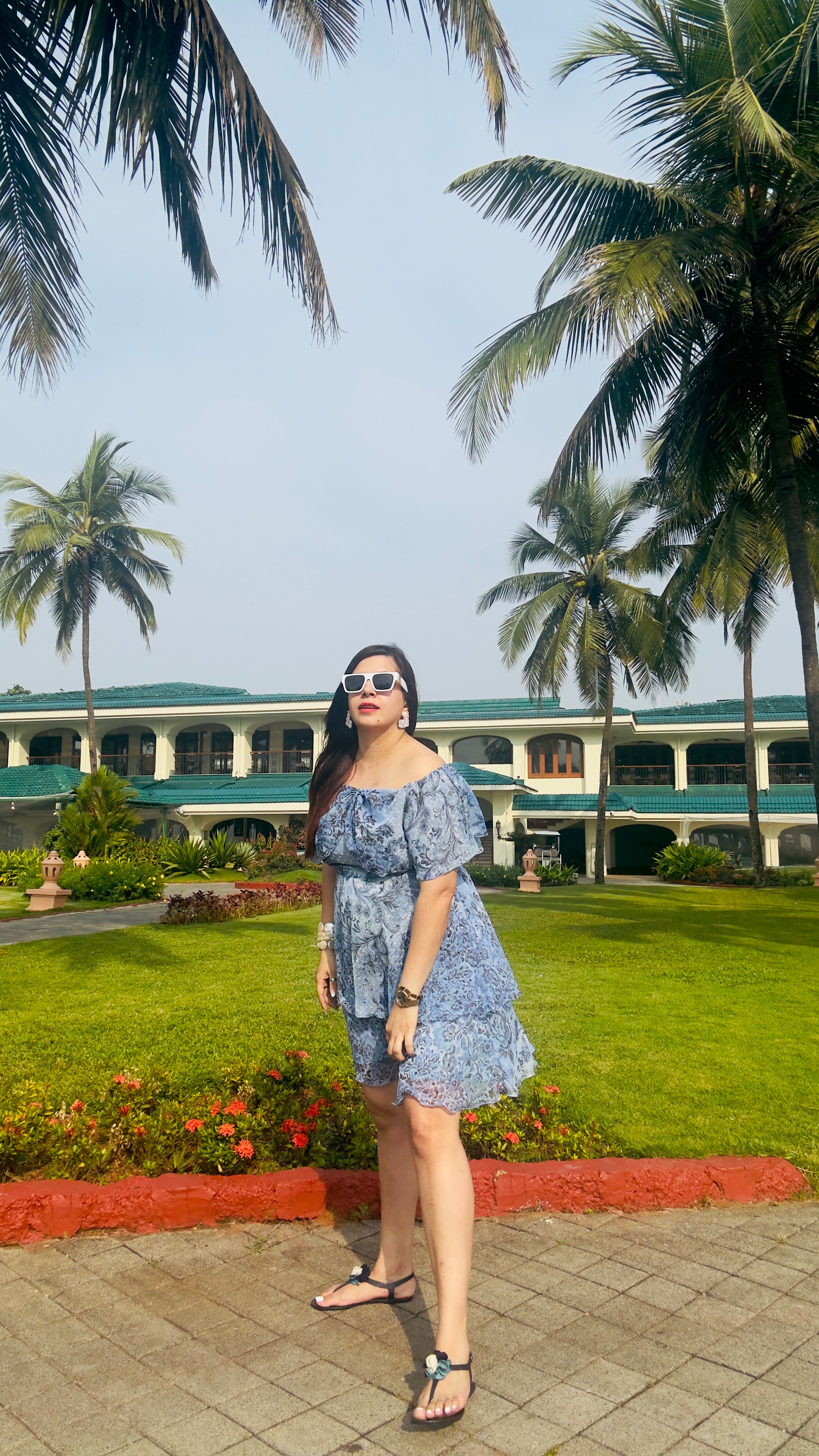 Sky Trance Beach Dress