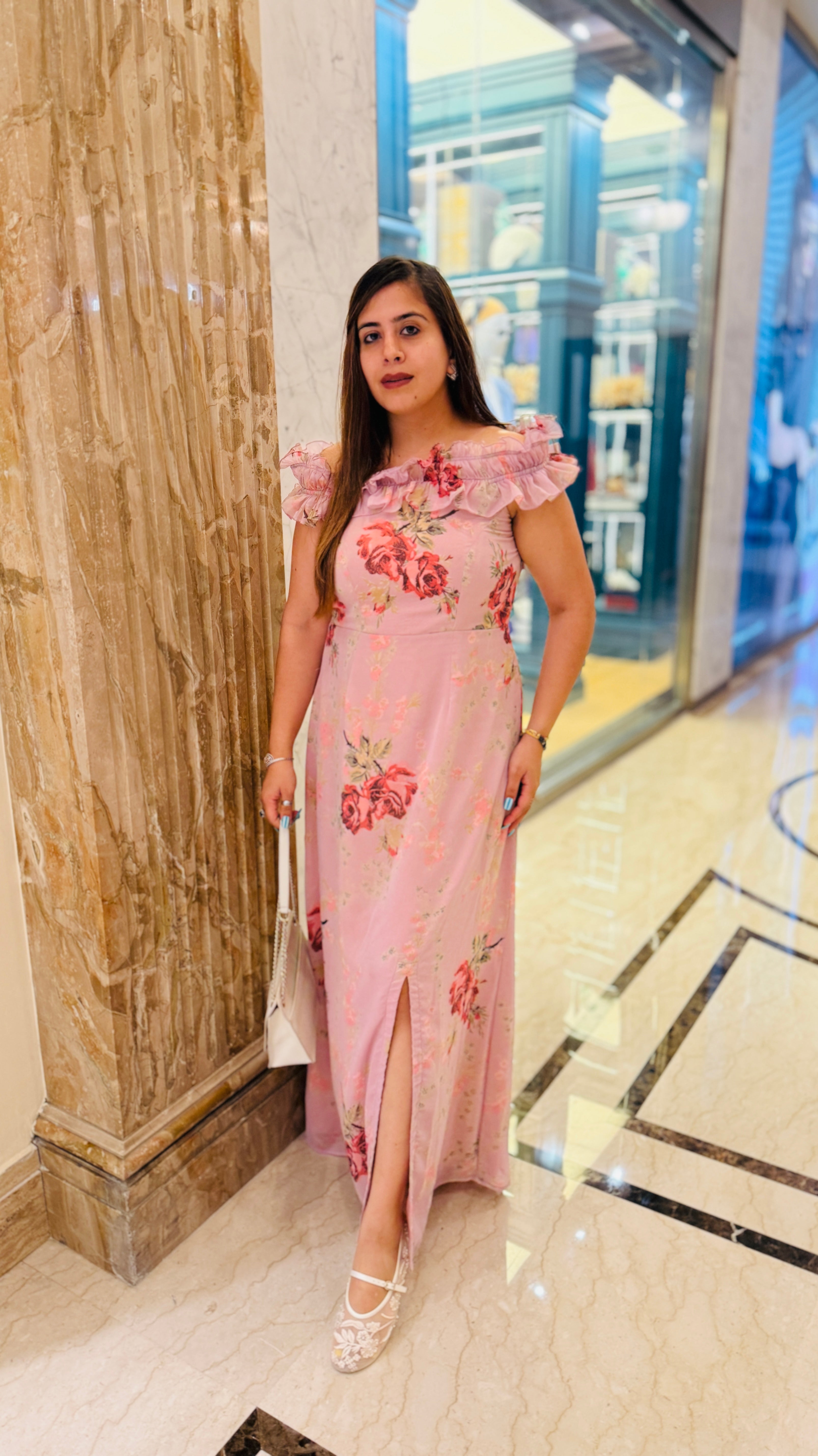 Hues Of Lilac Maxi Dress
