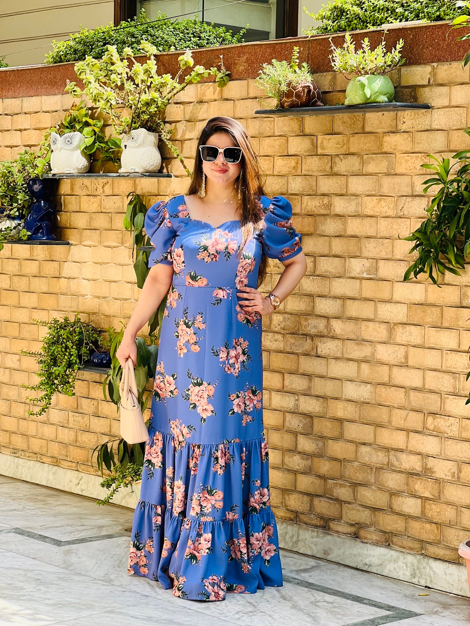 Ocean Blue MaxiÂ Dress