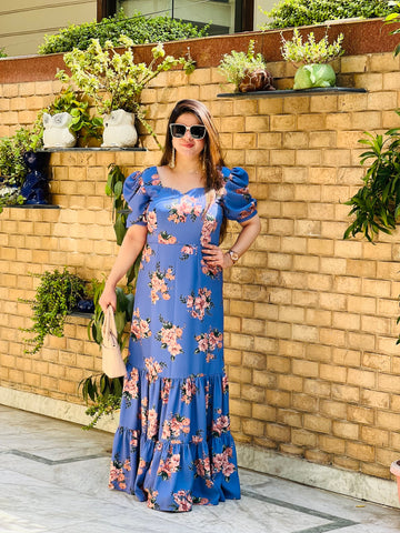 Ocean Blue MaxiÂ Dress