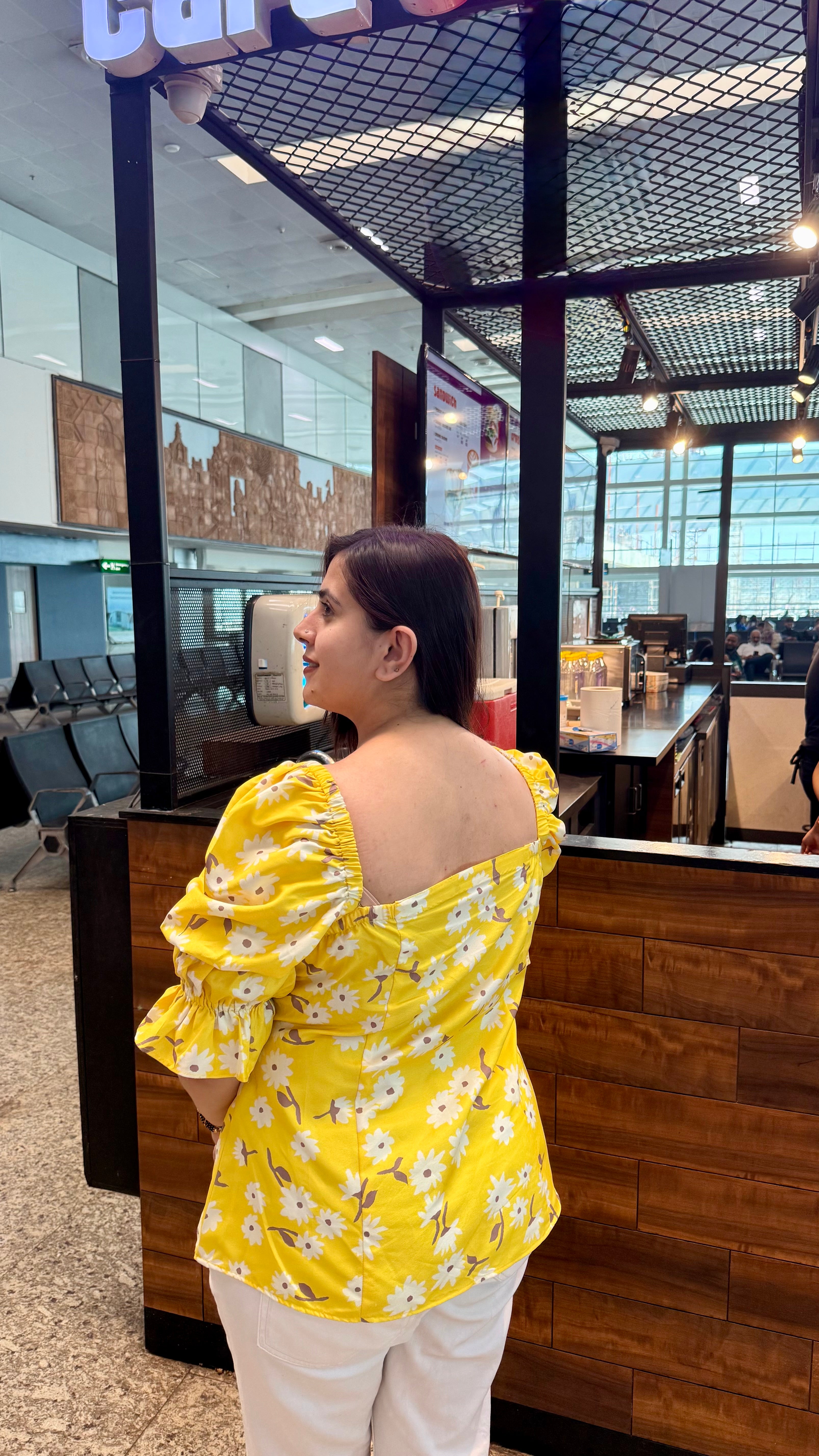 Yellow Lily Vacation Top