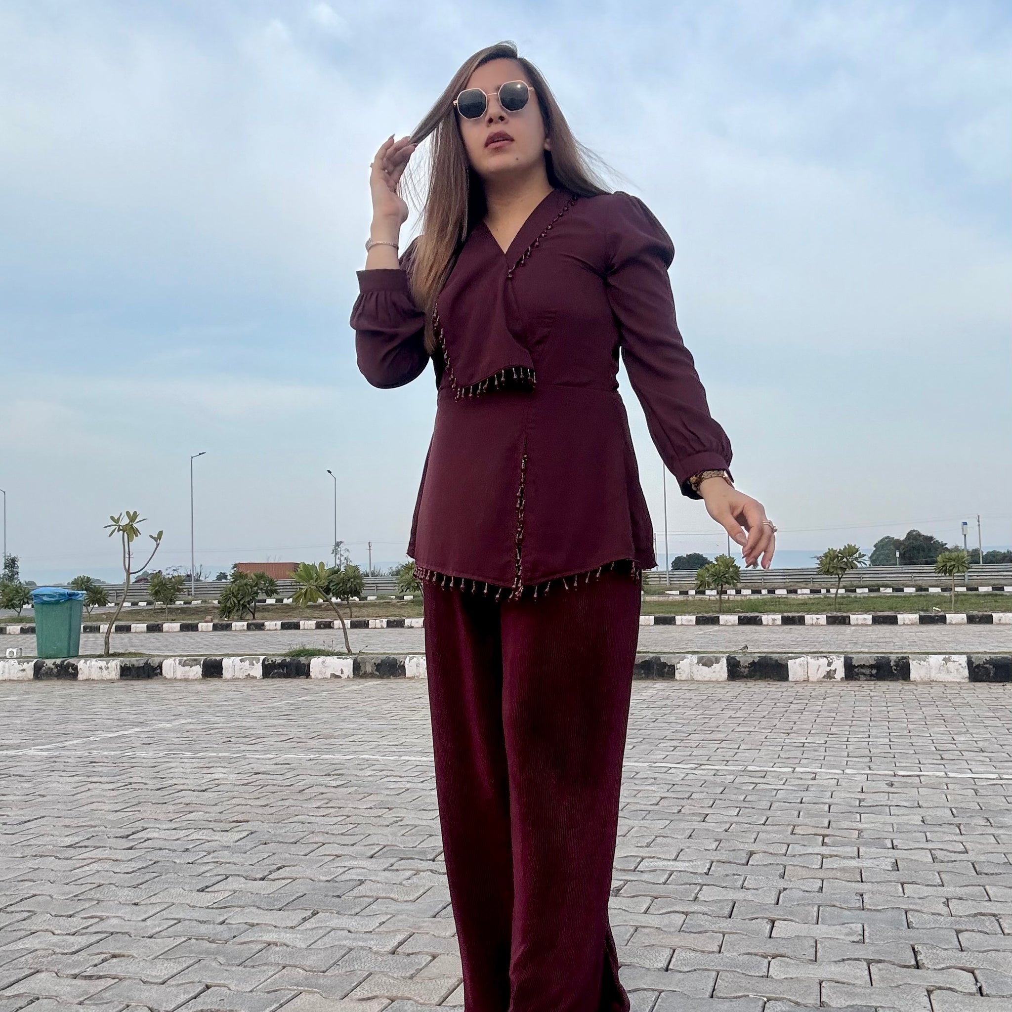 Marsala Maroon Co-Ord