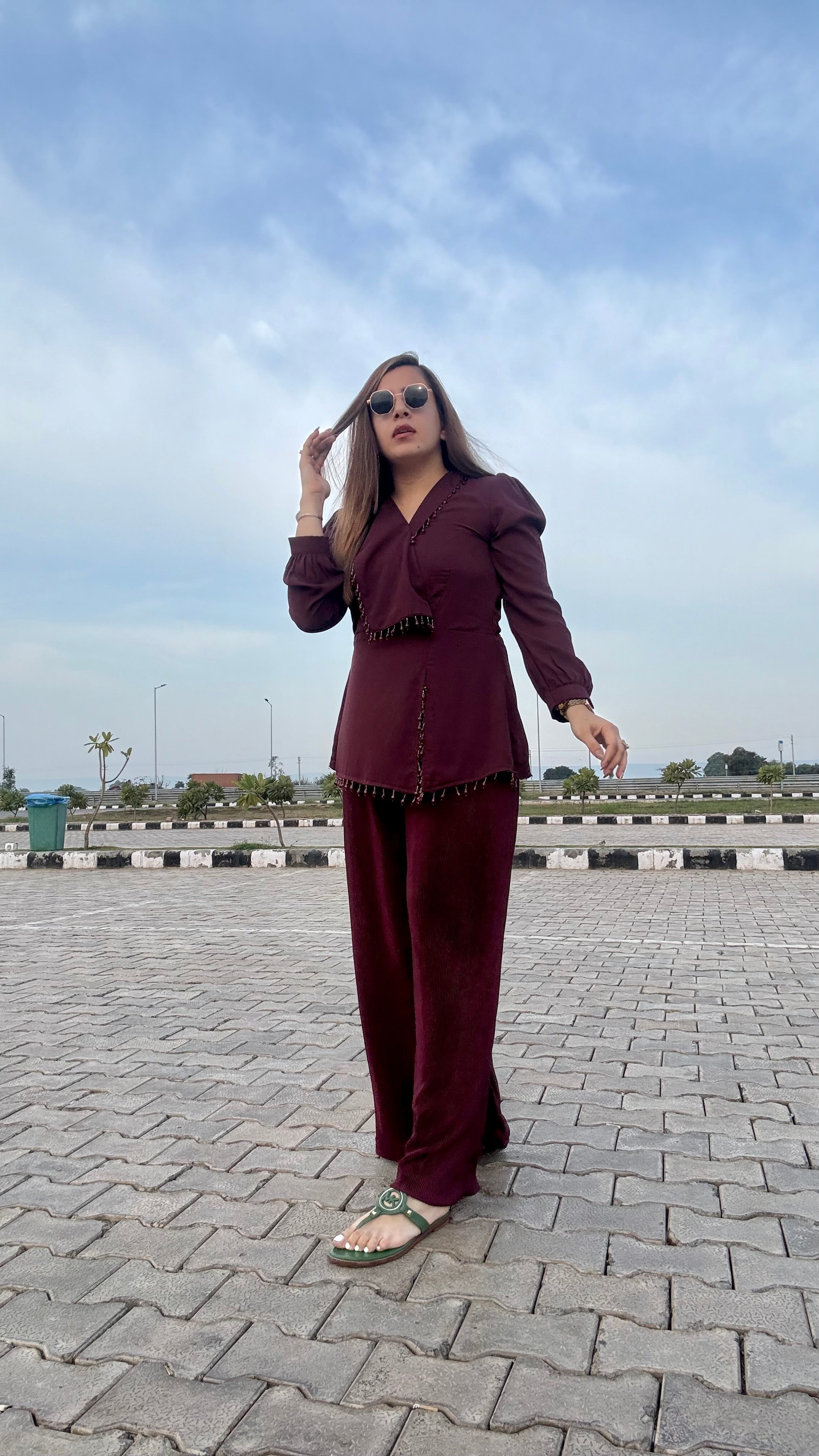 Marsala Maroon Co-Ord