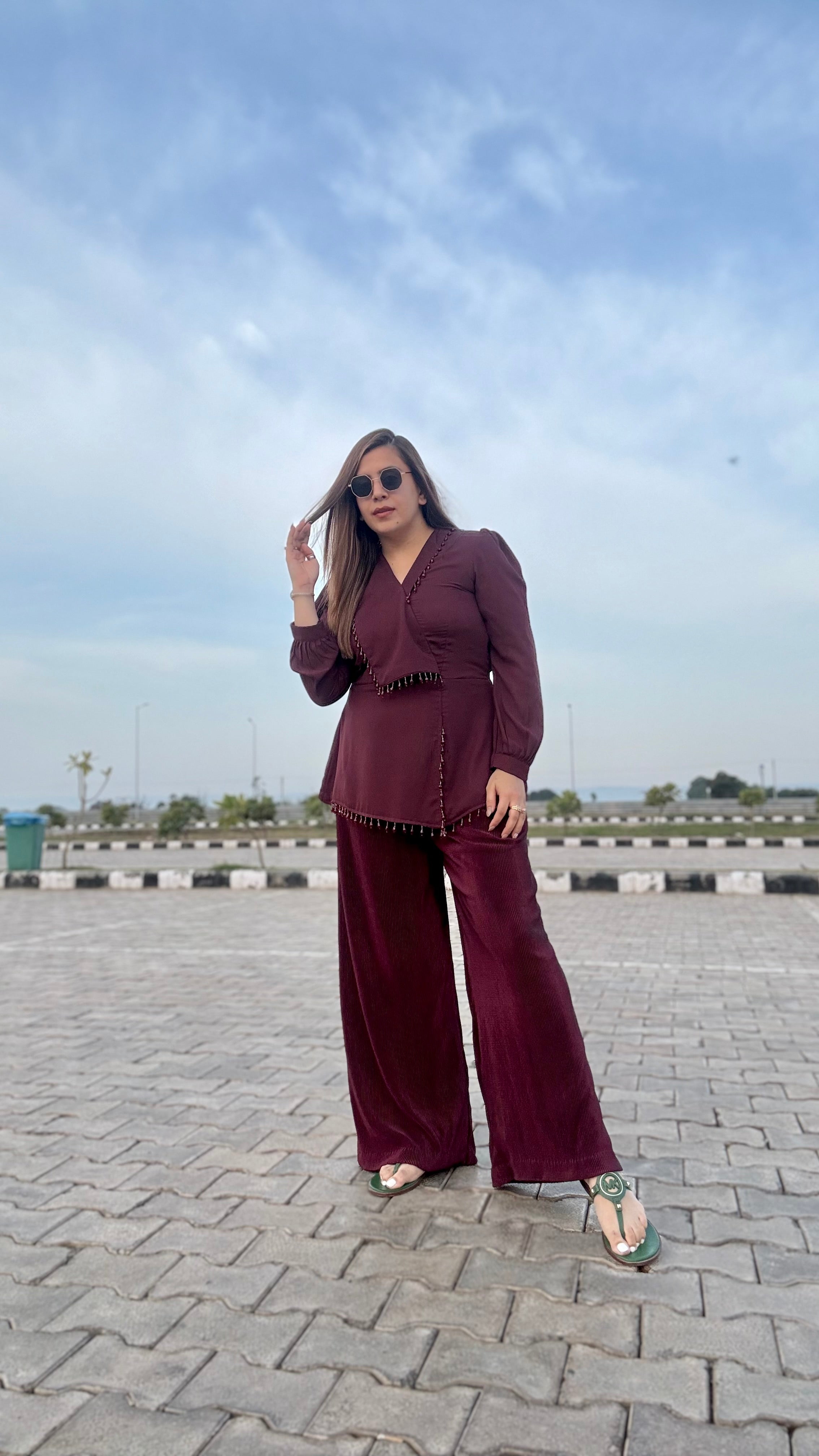Marsala Maroon Co-Ord