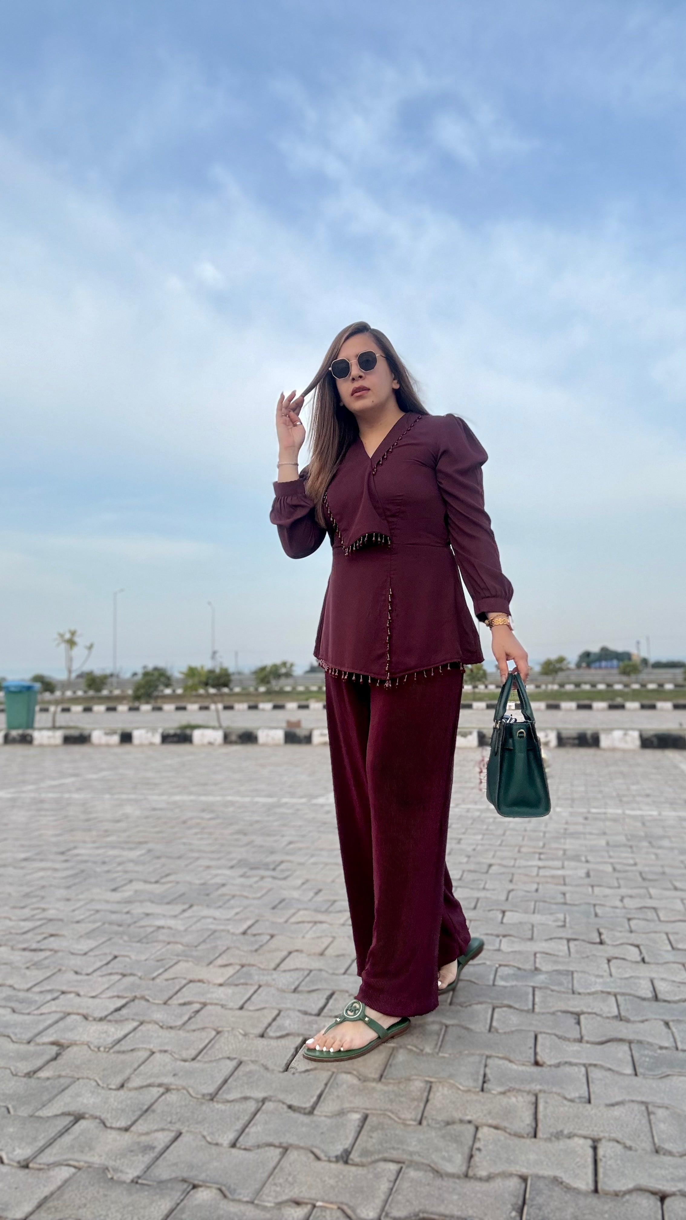 Marsala Maroon Co-Ord