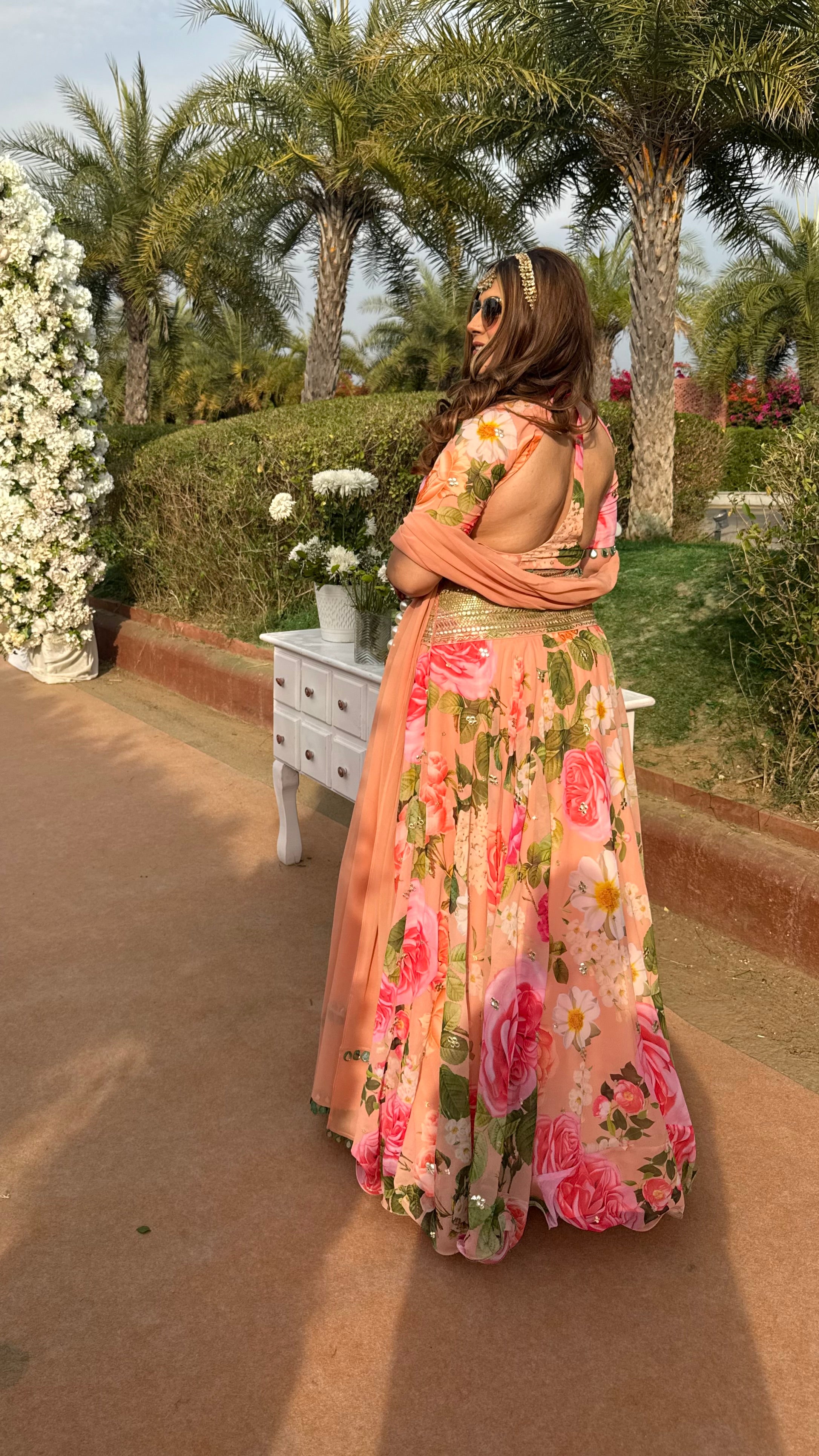 Jaipur ka Peach Lehenga
