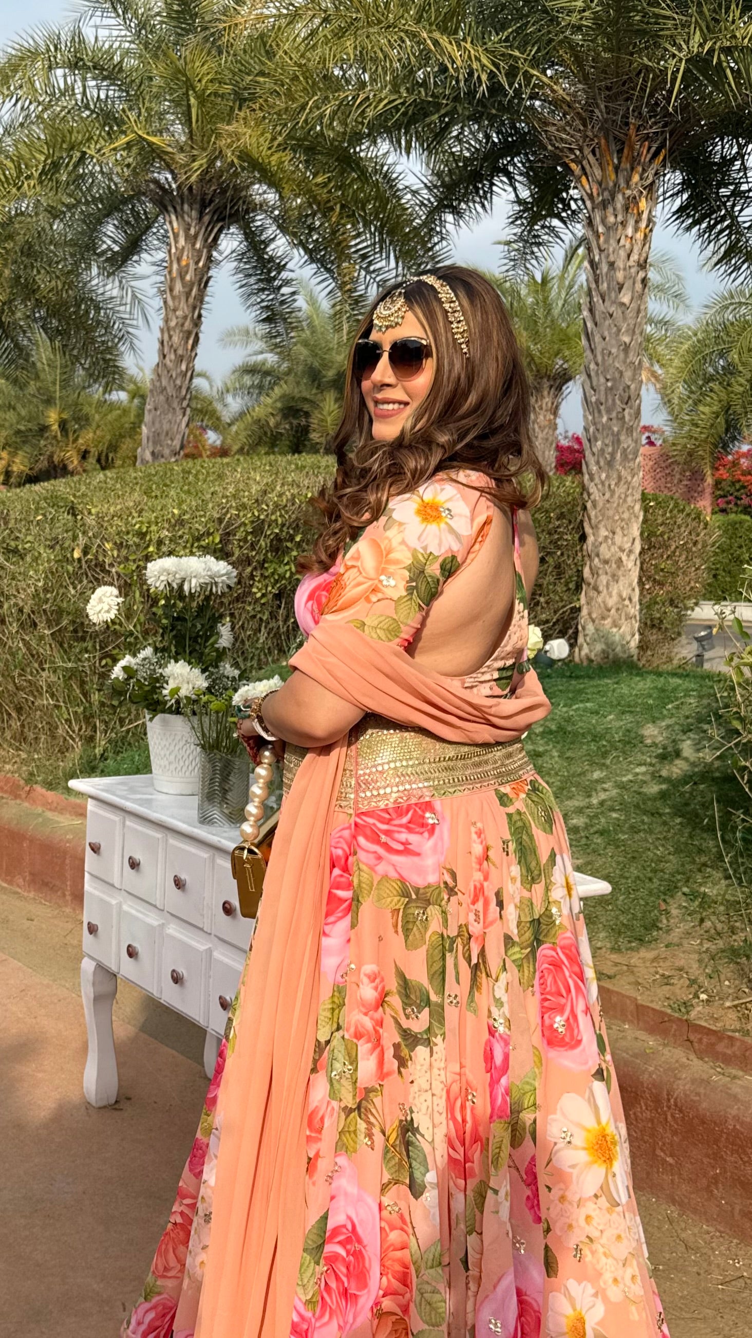 Jaipur ka Peach Lehenga