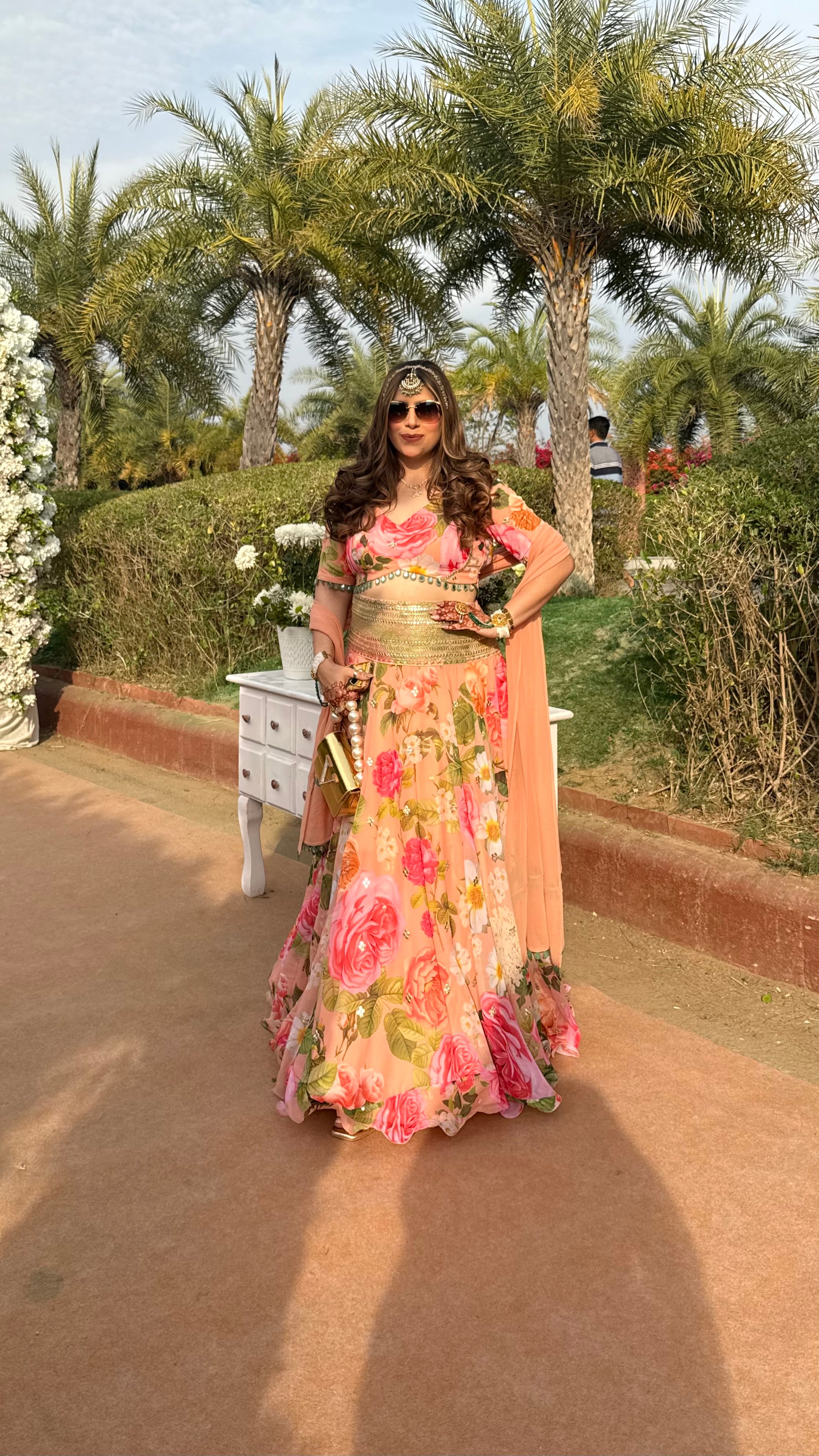 Jaipur ka Peach Lehenga