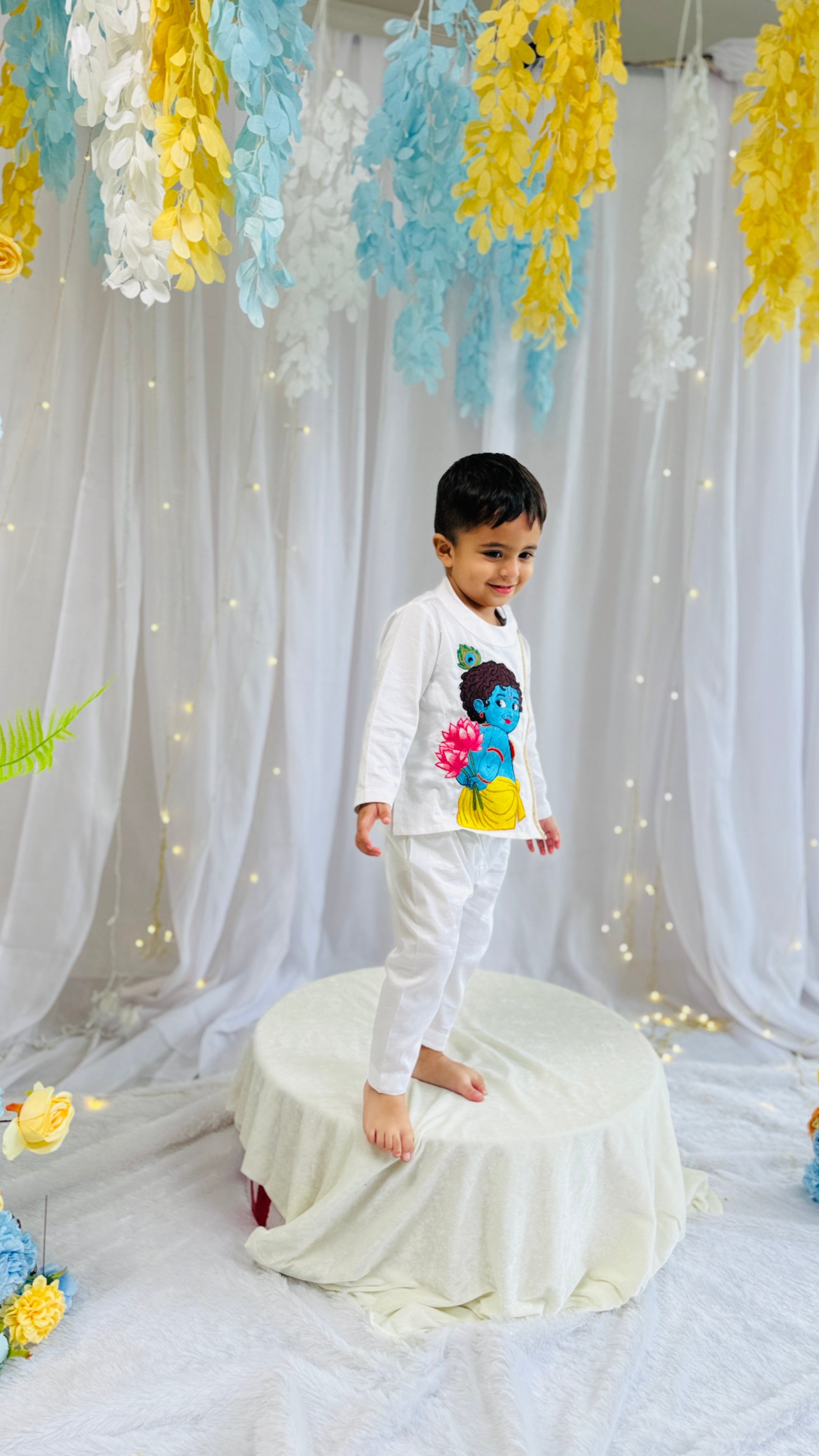 Little Govinda Ivory Kurta Set