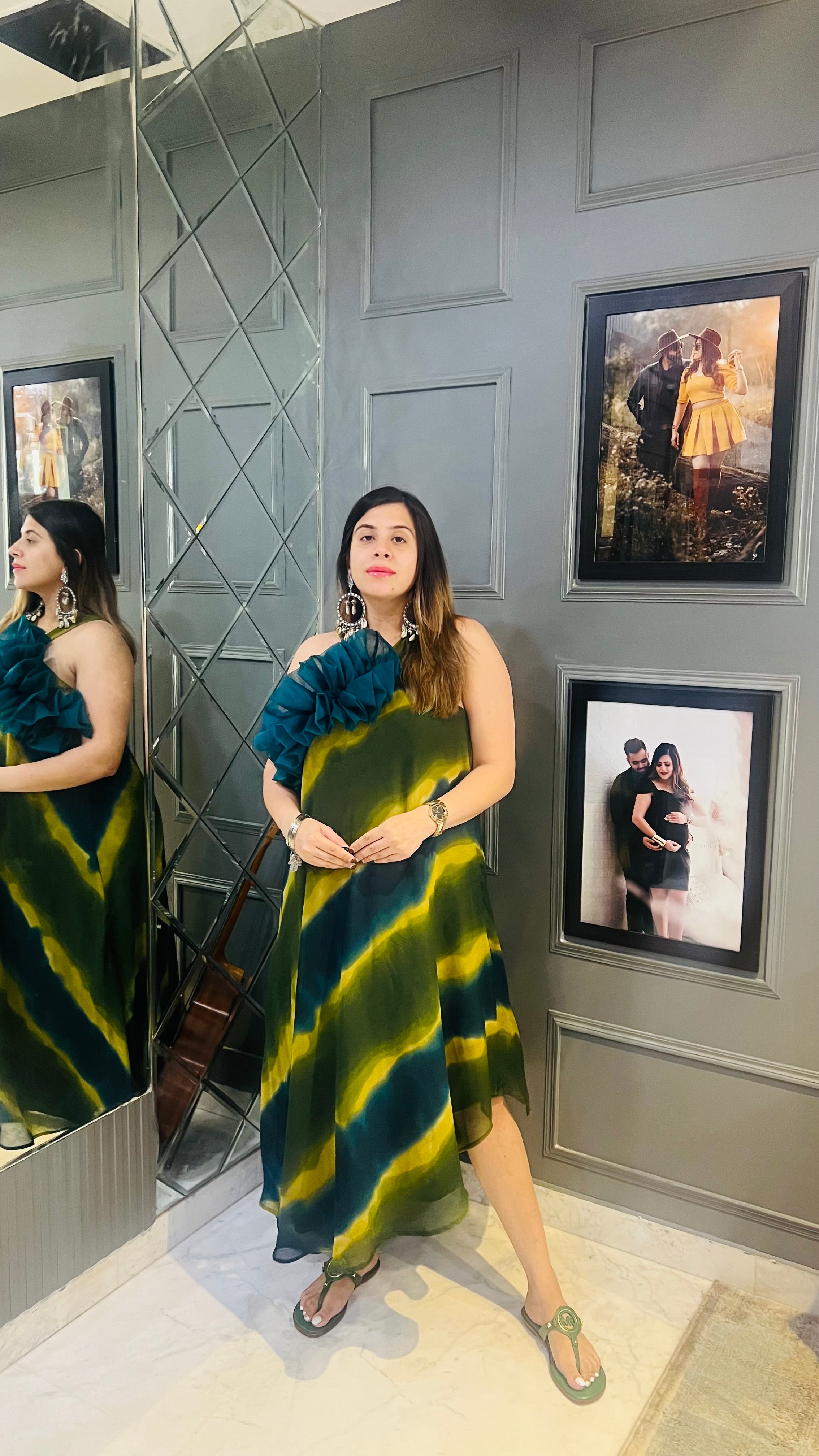 Vaishvi’s Home Coming Outfit