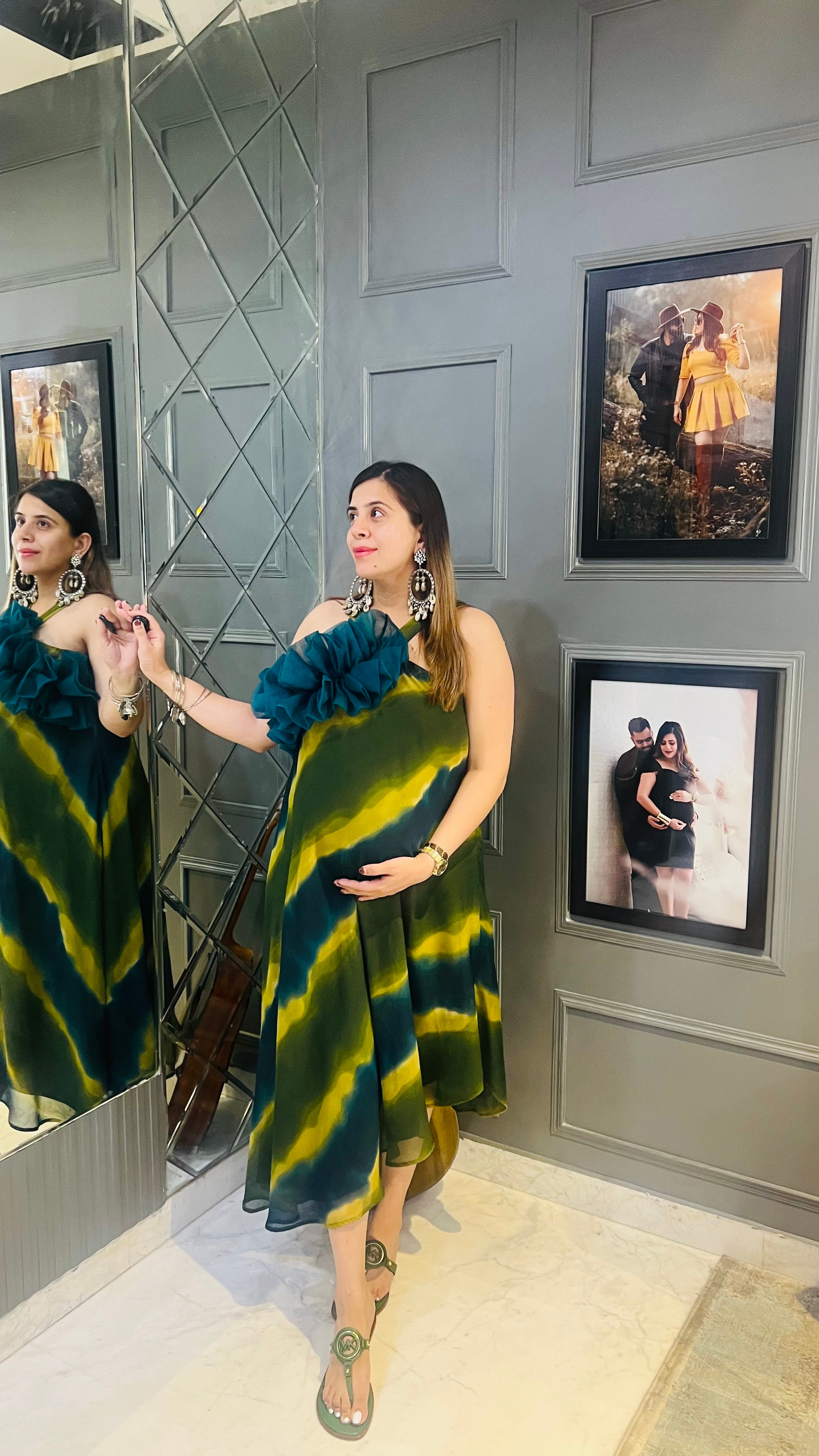 Vaishvi’s Home Coming Outfit