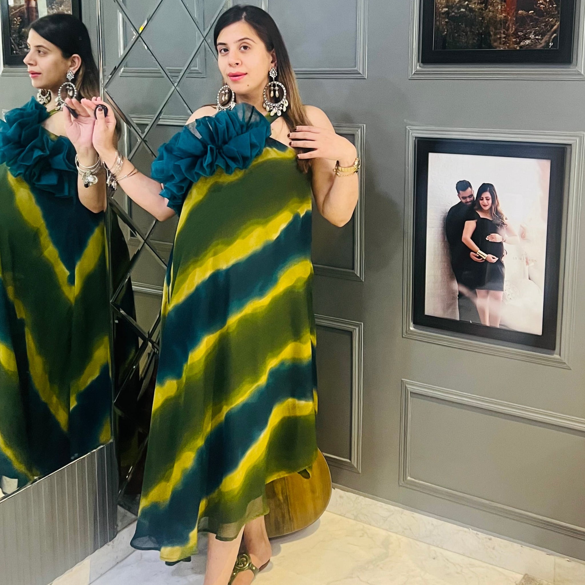 Vaishvi’s Home Coming Outfit