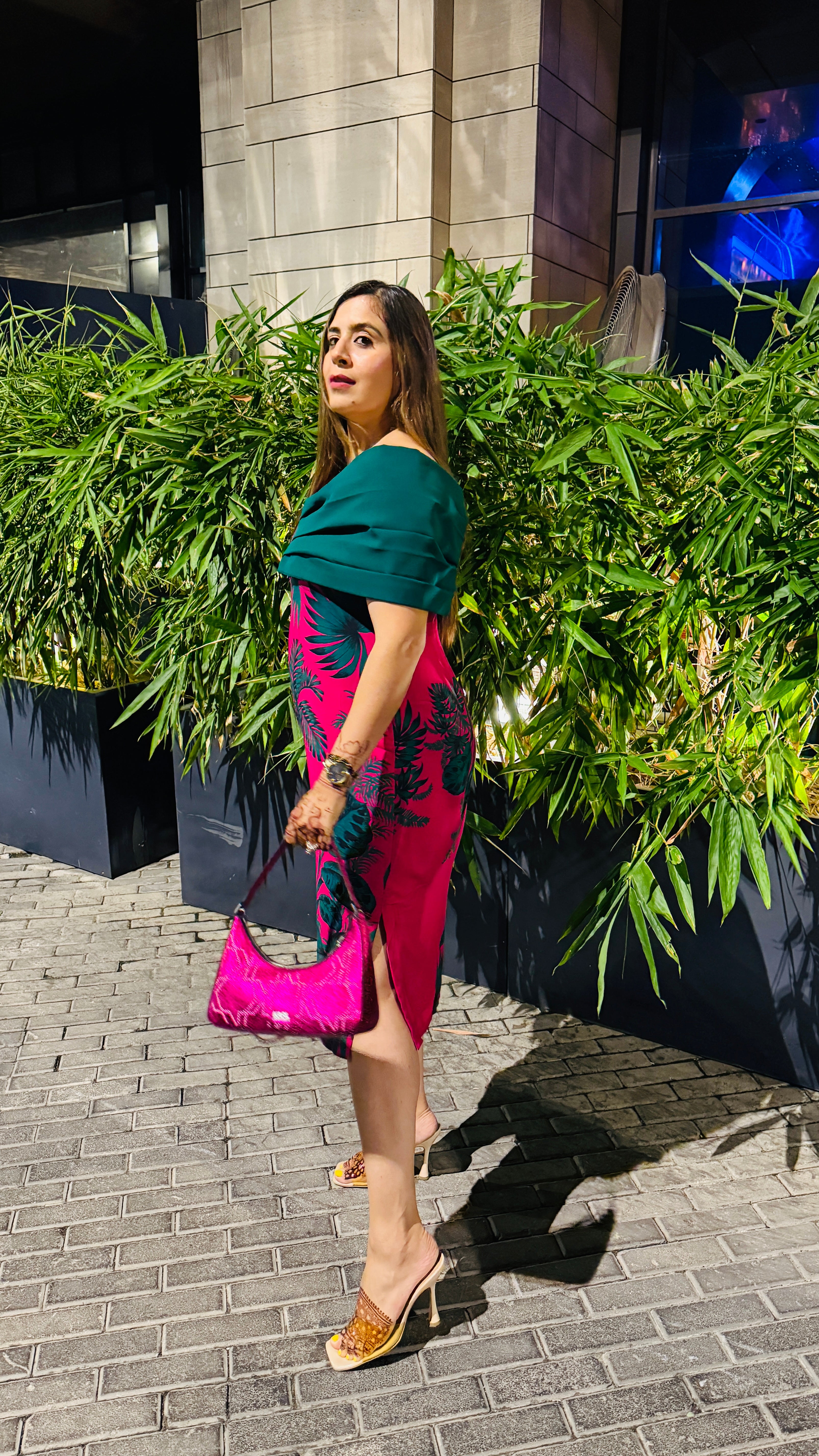 Pink Paradise Midi Dress