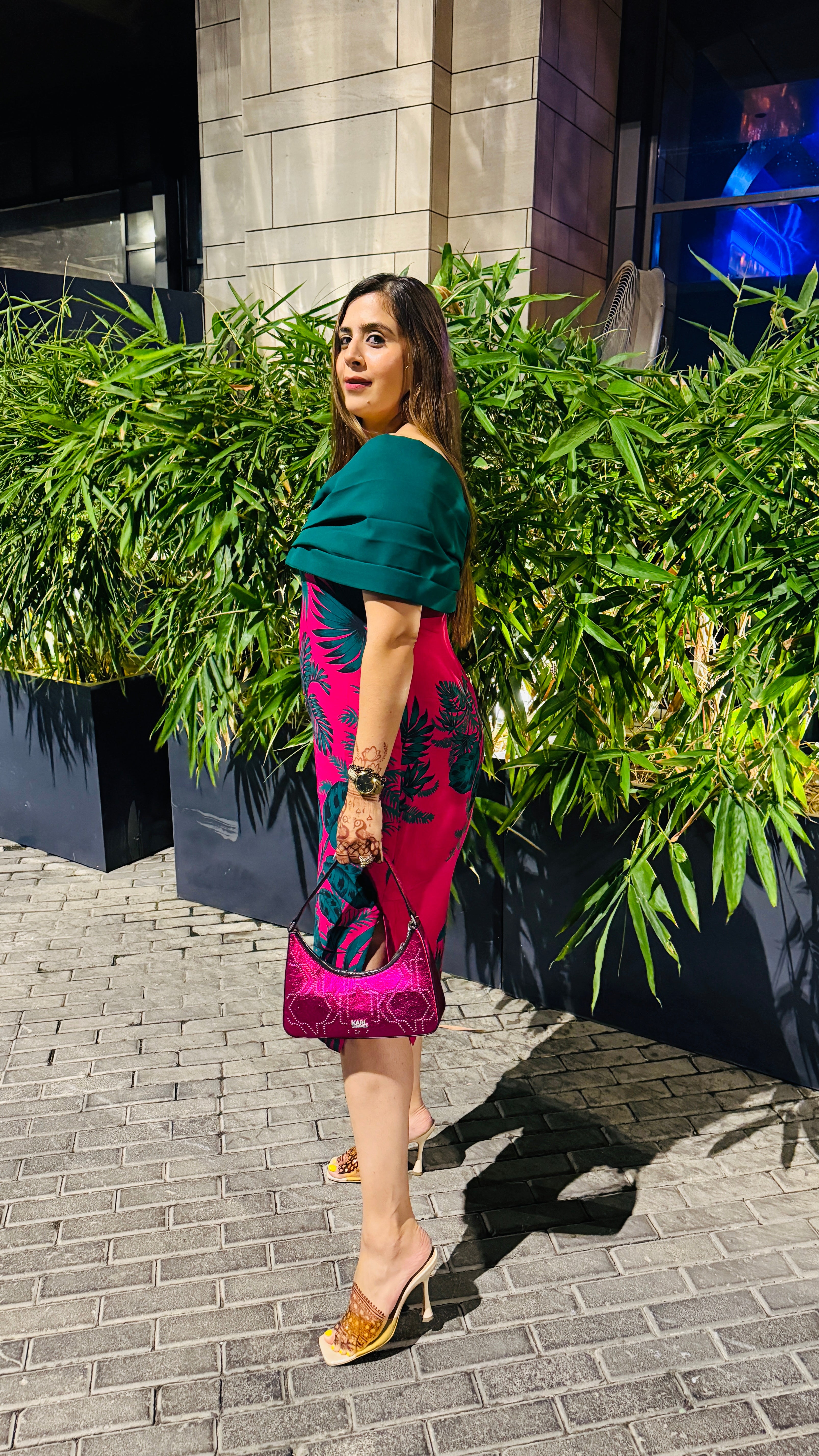 Pink Paradise Midi Dress