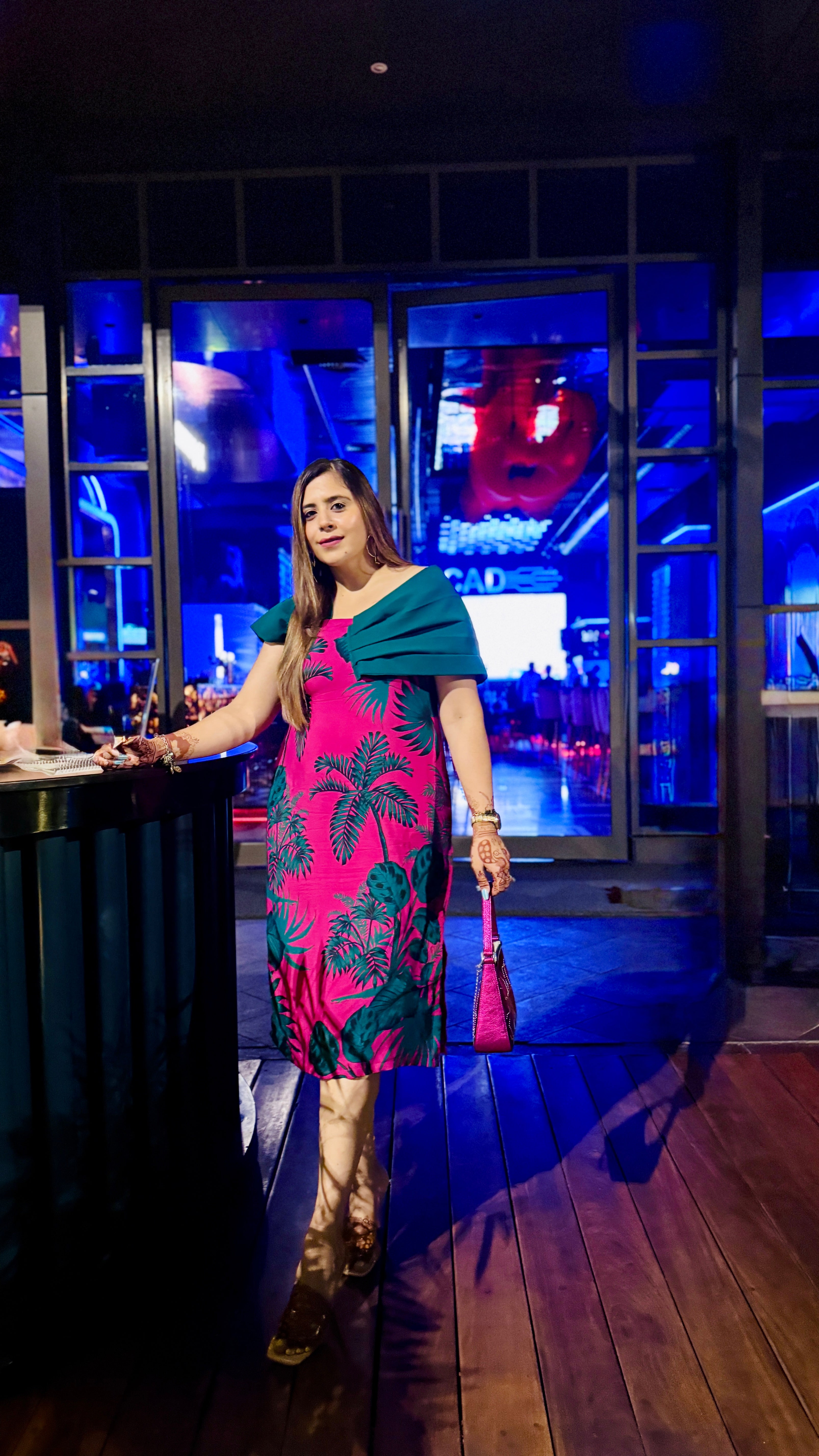 Pink Paradise Midi Dress