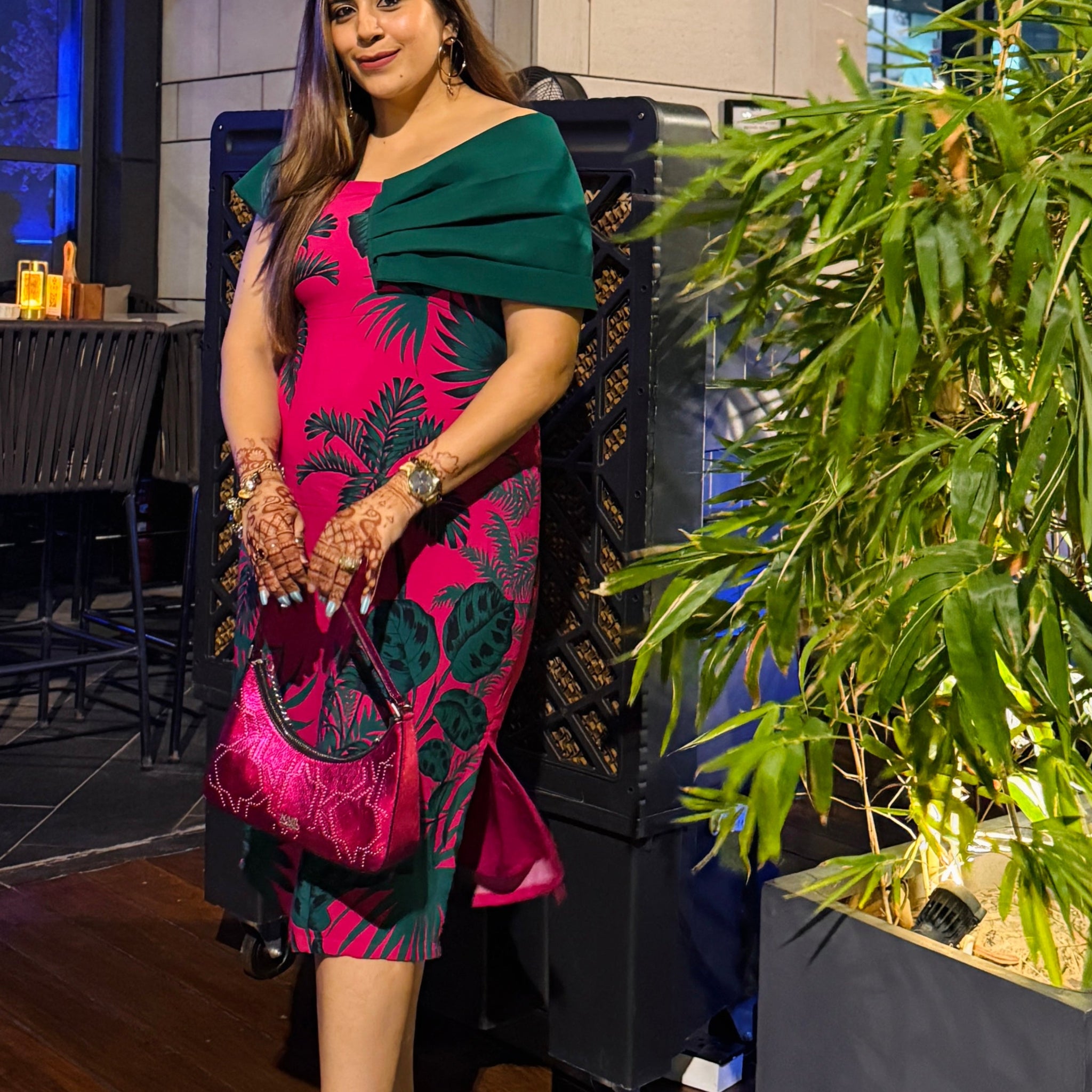 Pink Paradise Midi Dress