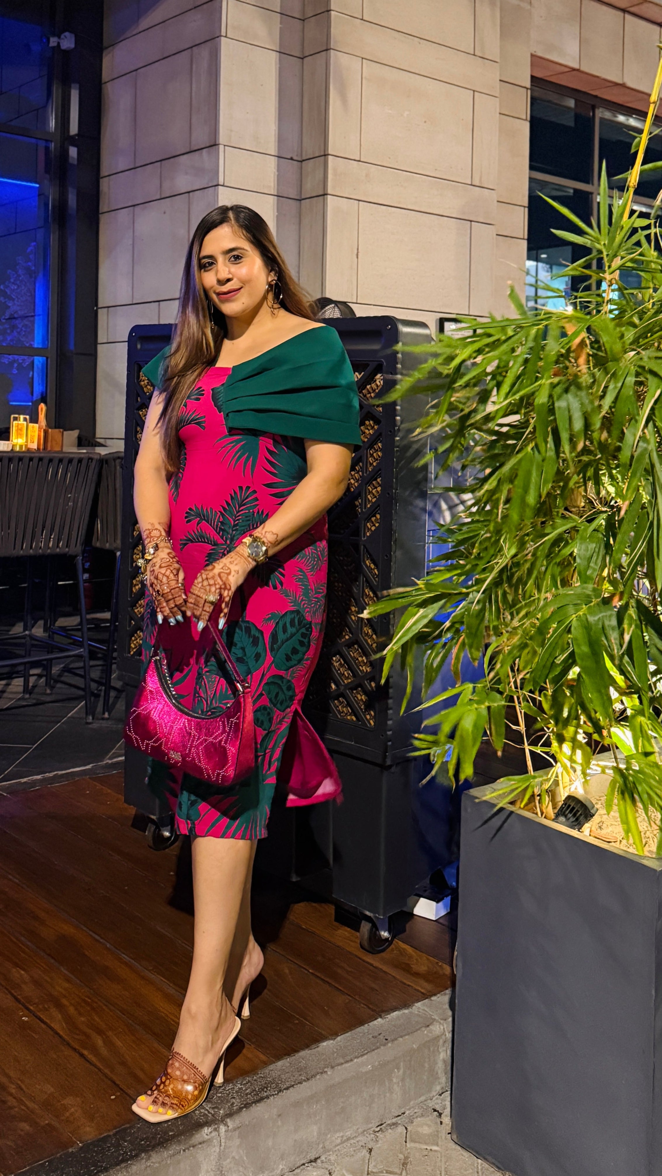 Pink Paradise Midi Dress