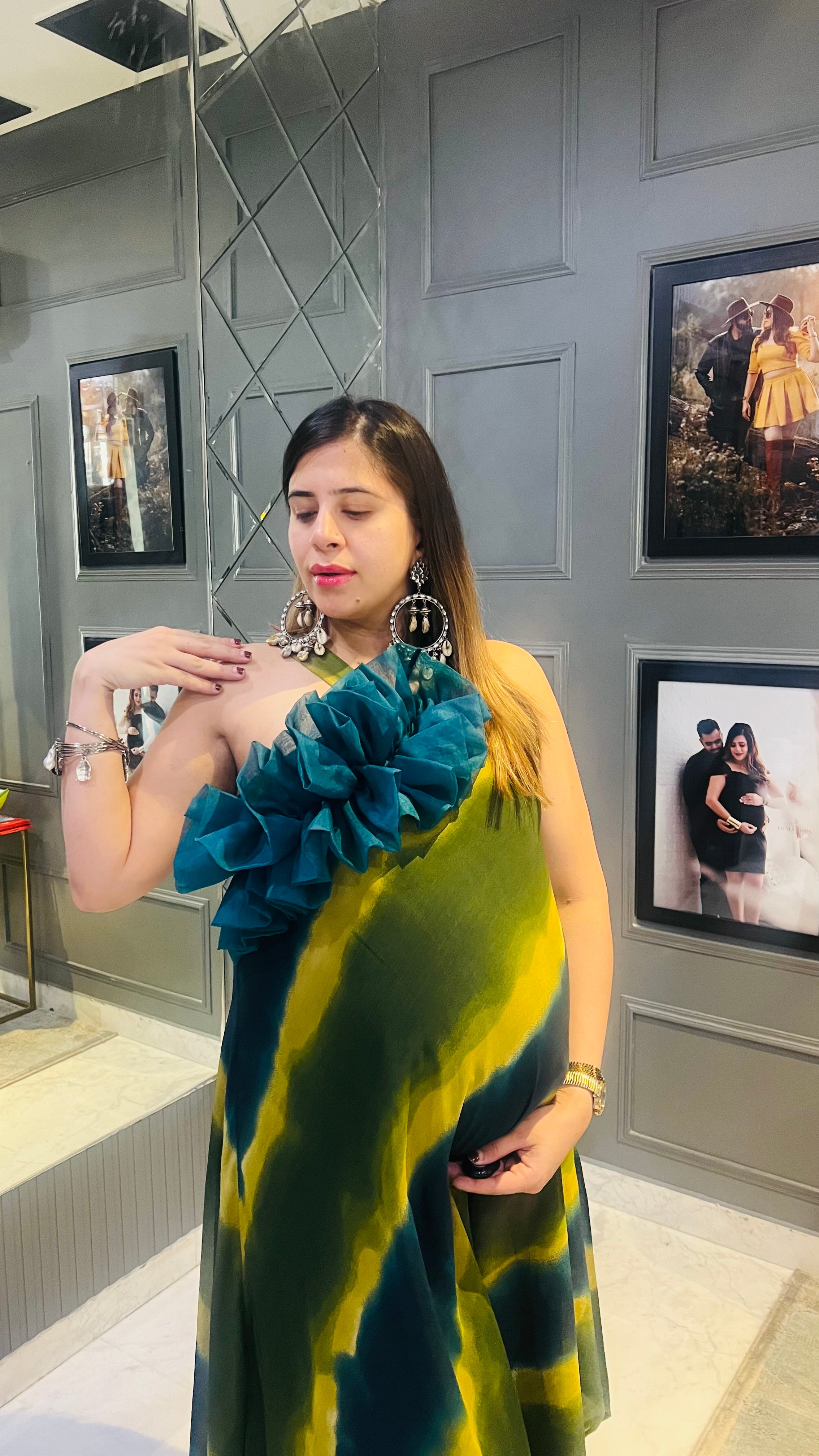 Vaishvi’s Home Coming Outfit