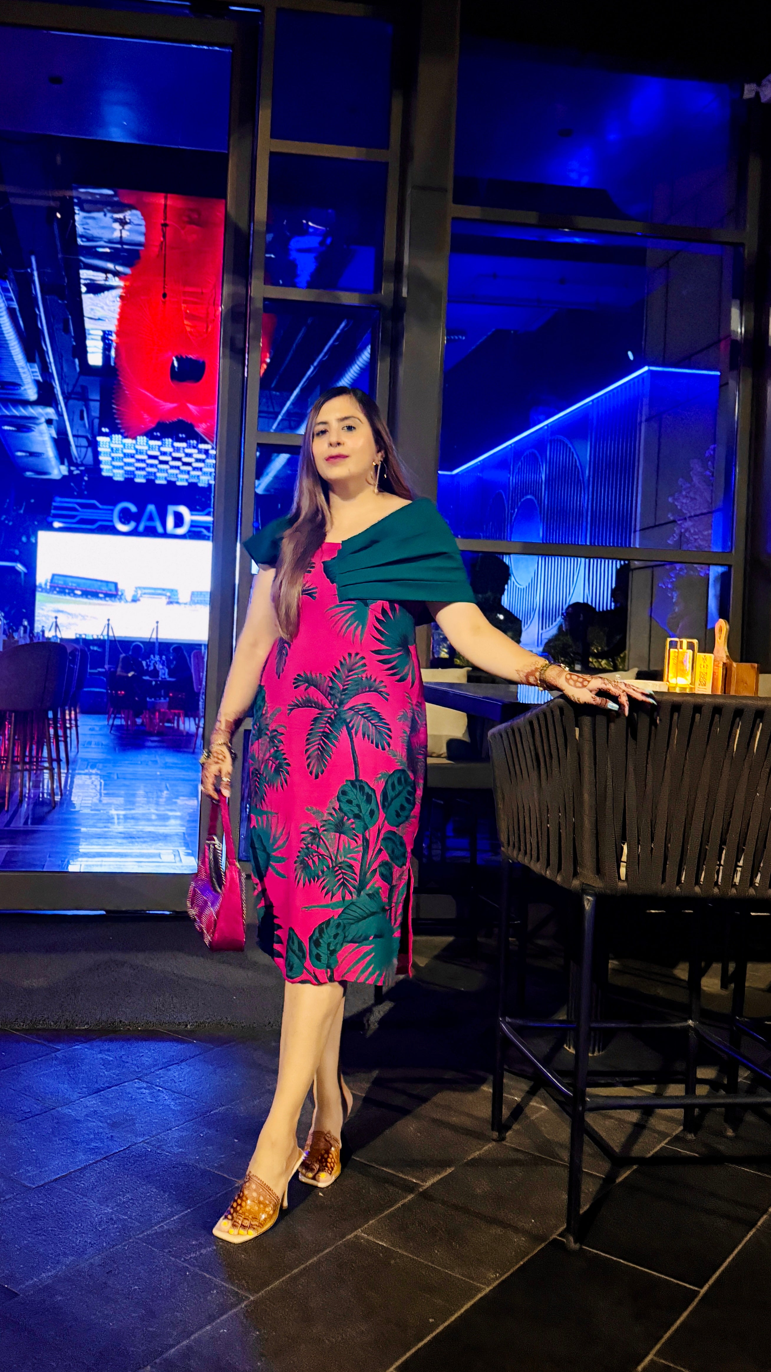 Pink Paradise Midi Dress