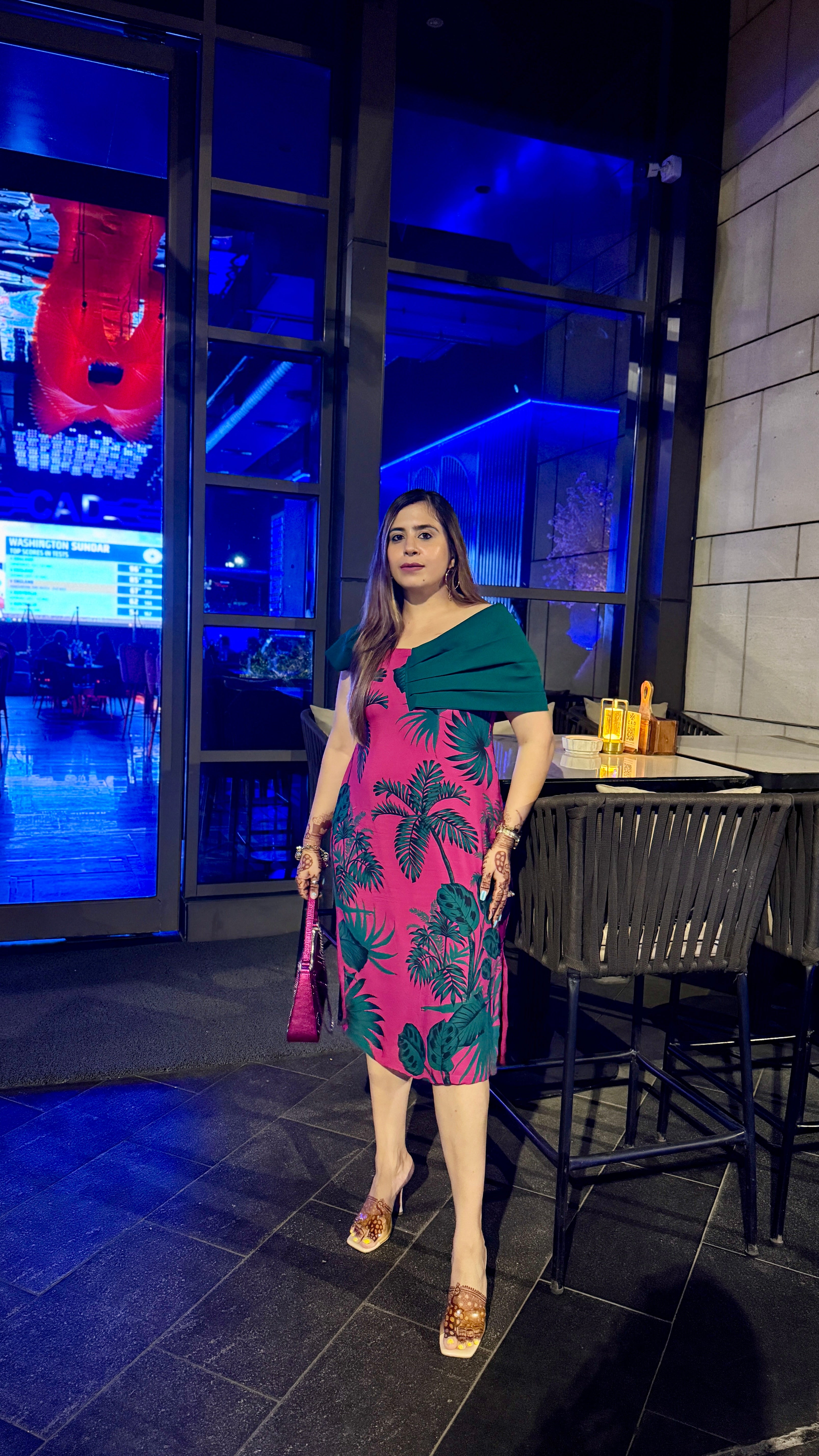 Pink Paradise Midi Dress