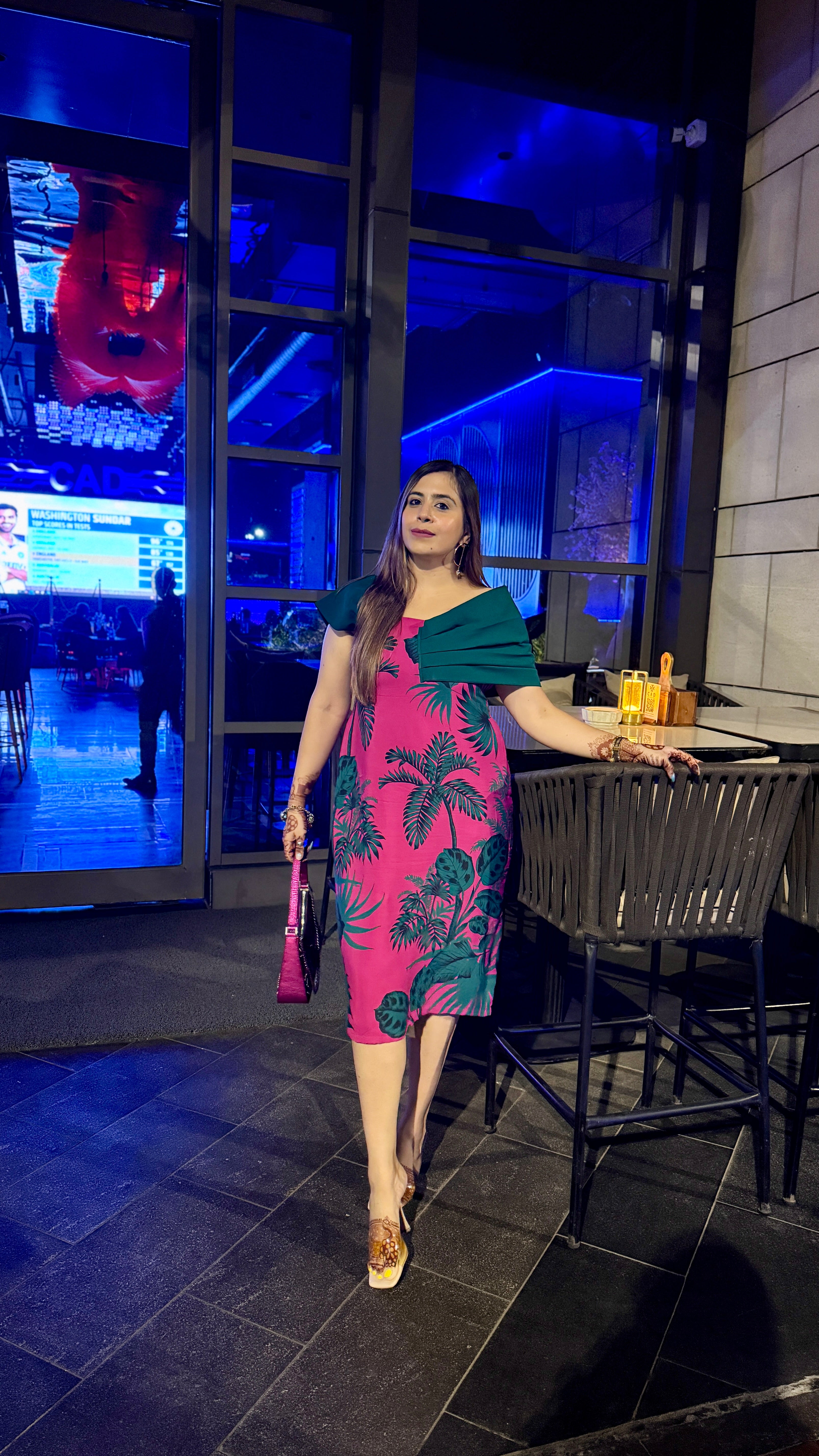 Pink Paradise Midi Dress