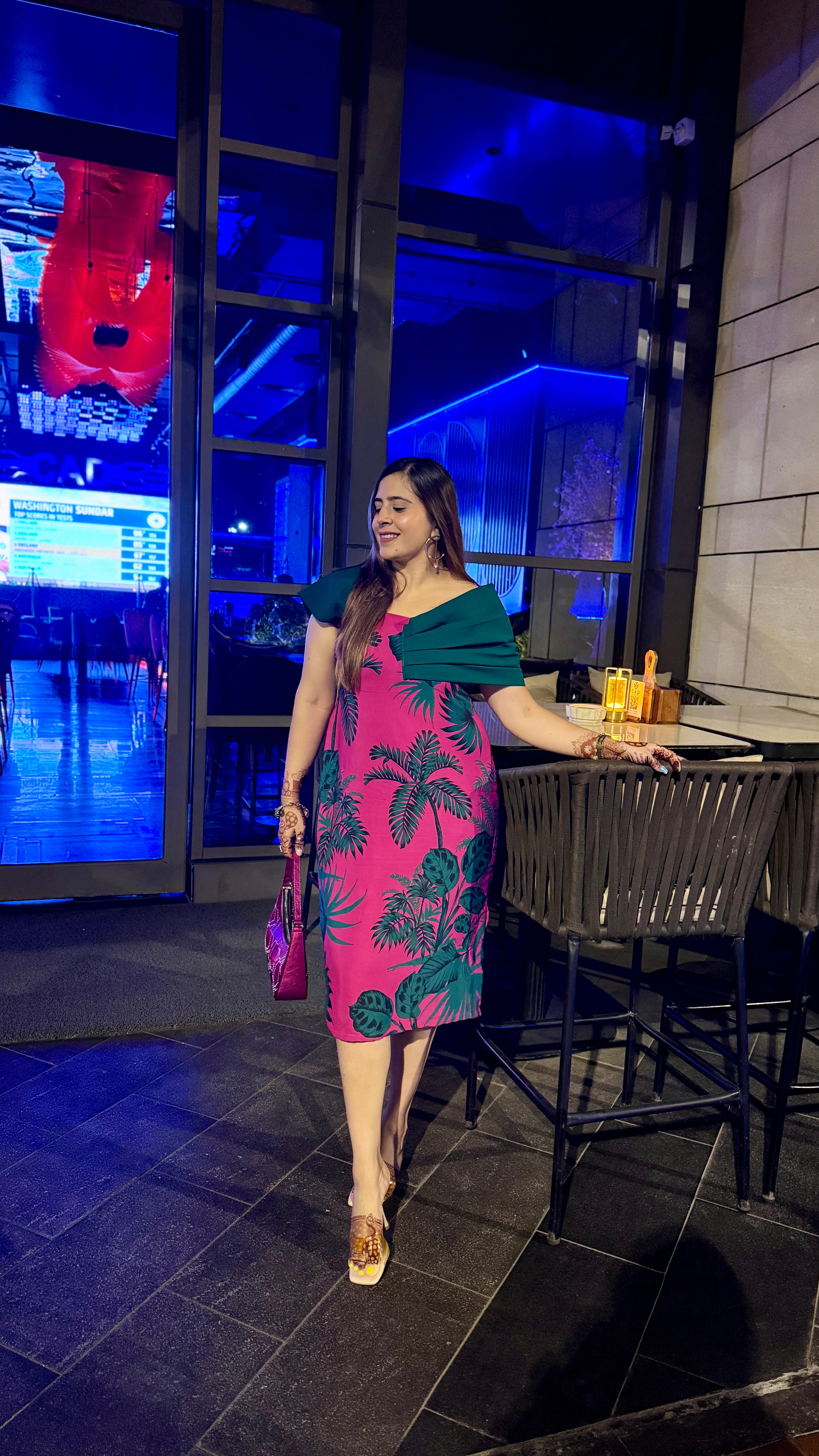 Pink Paradise Midi Dress