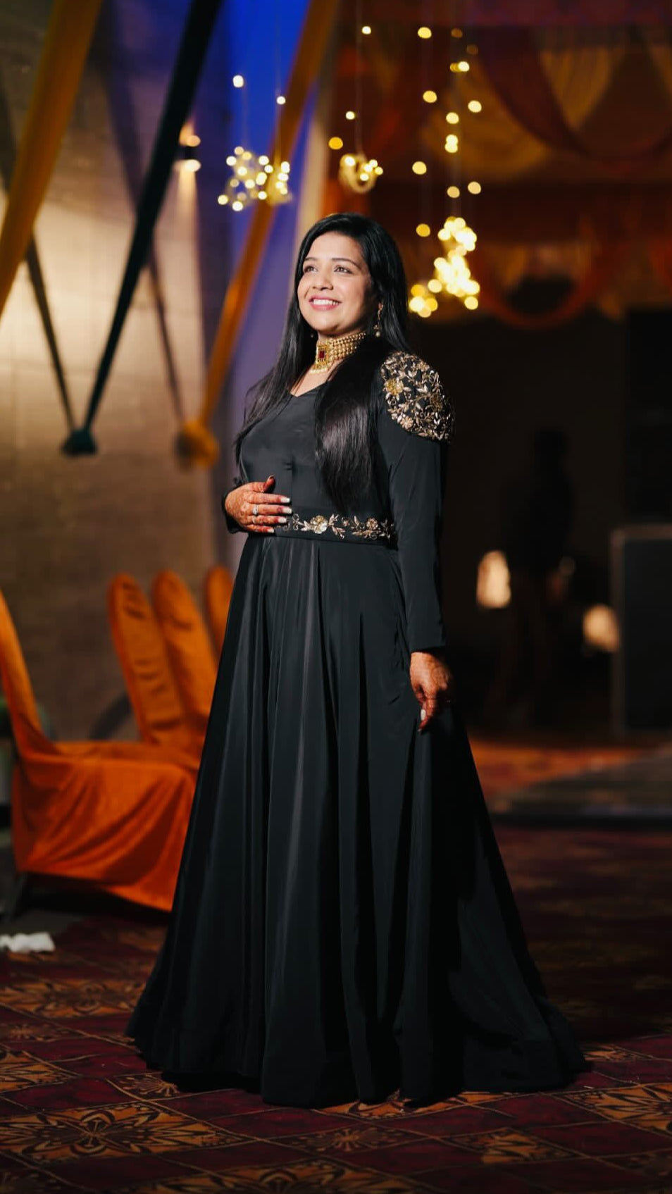 Classy Black Gown