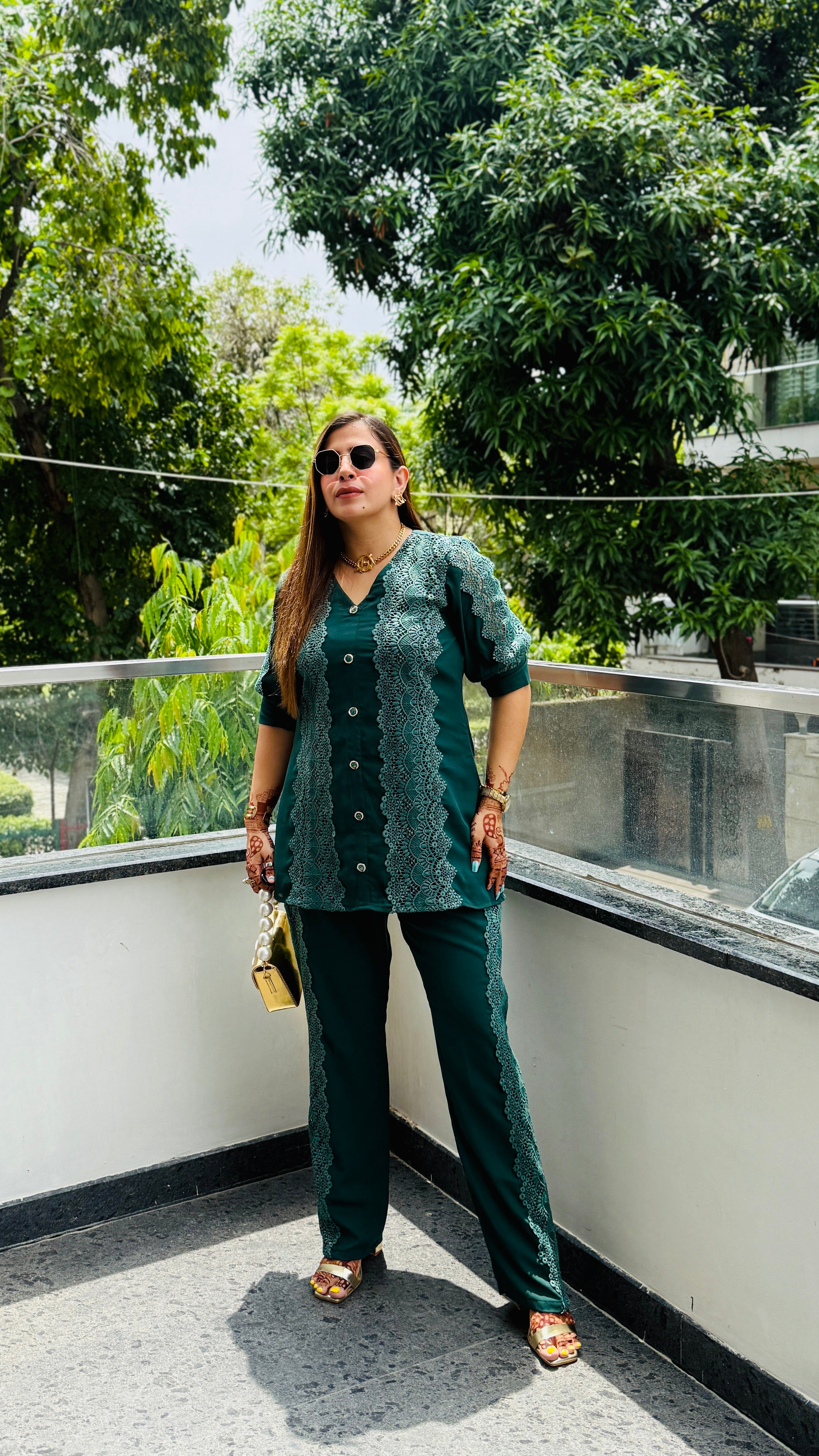 Green Vibes Only Co-Ord