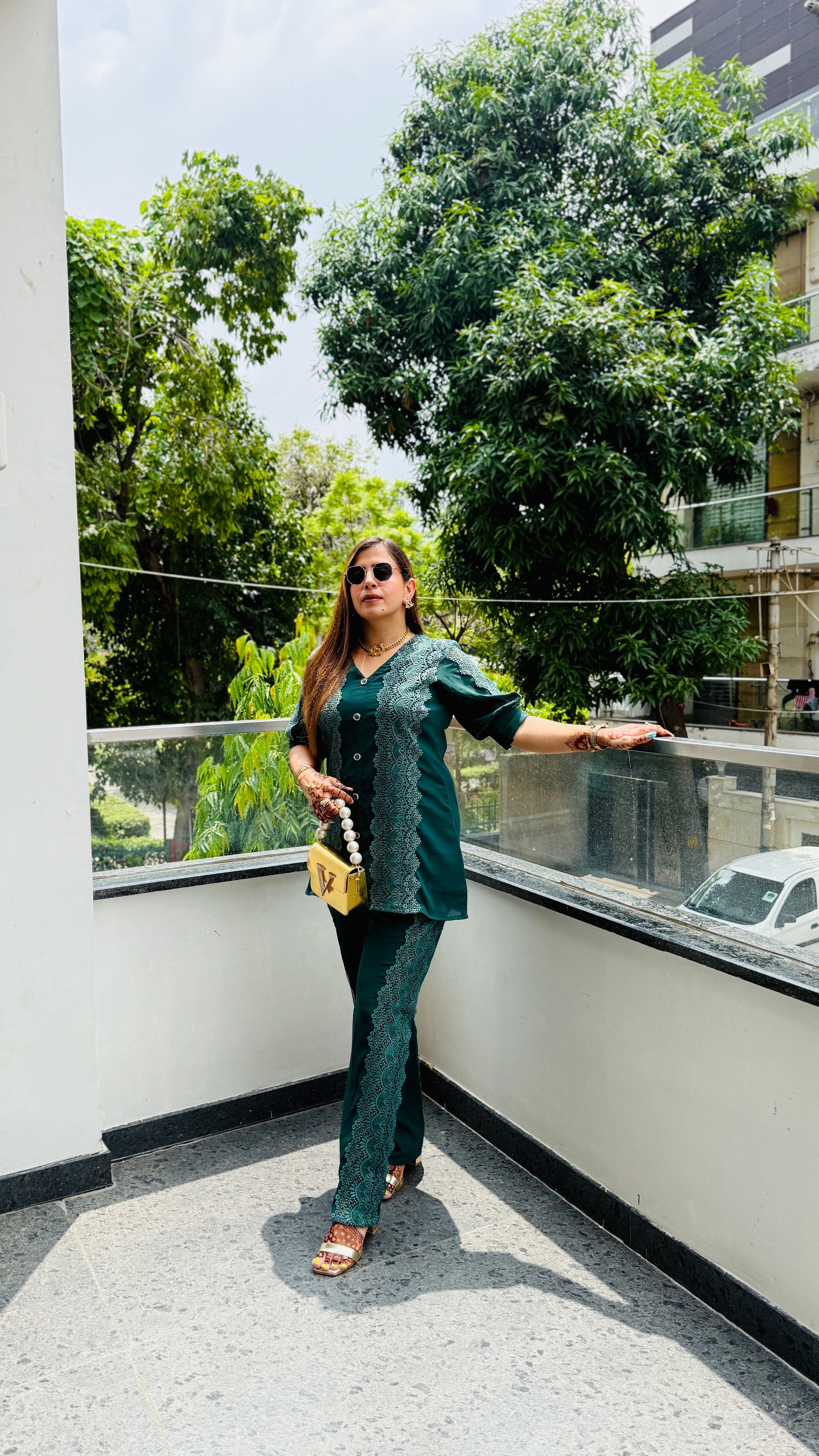 Green Vibes Only Co-Ord