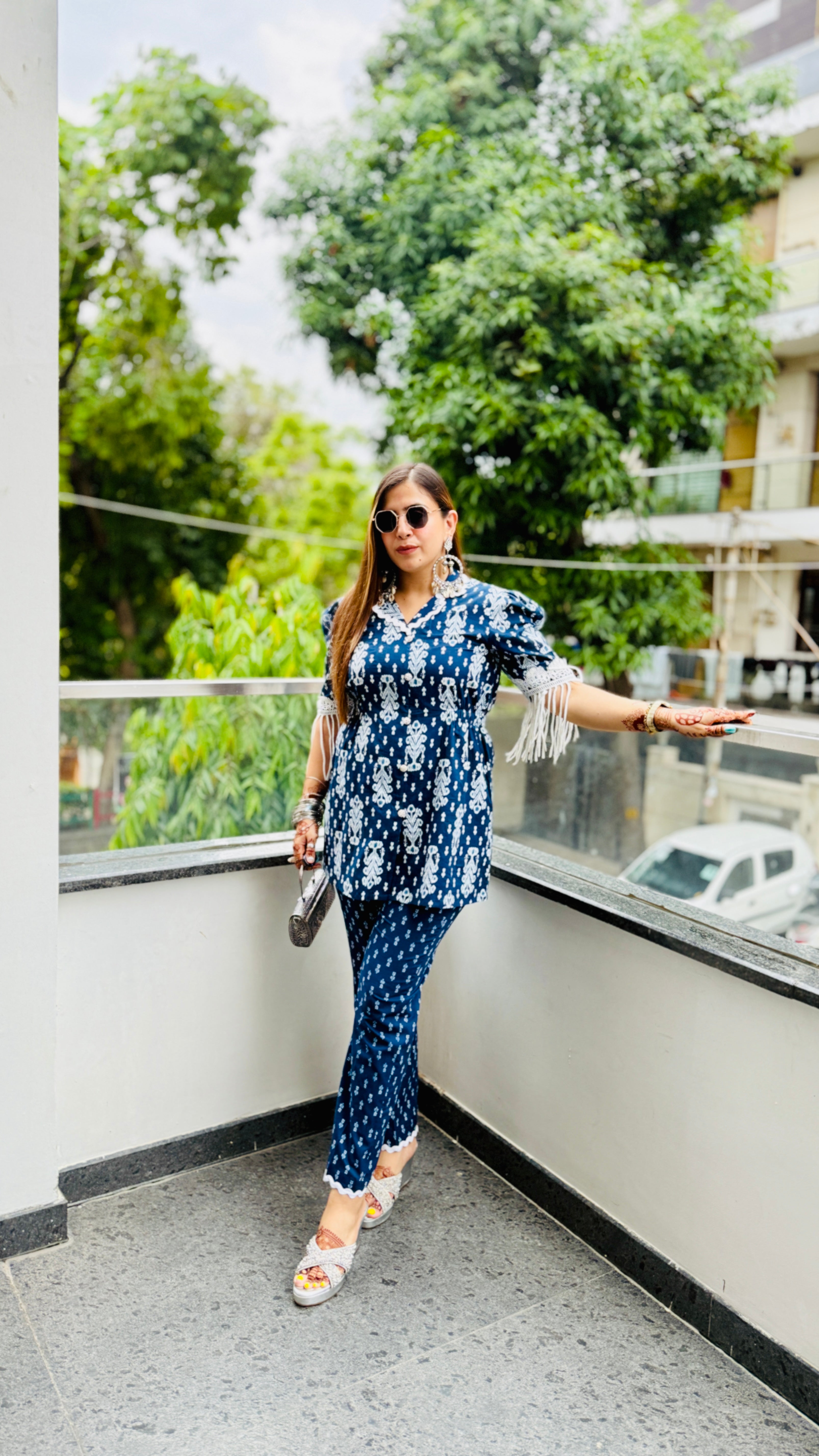 Drama in Blue Co-Ord