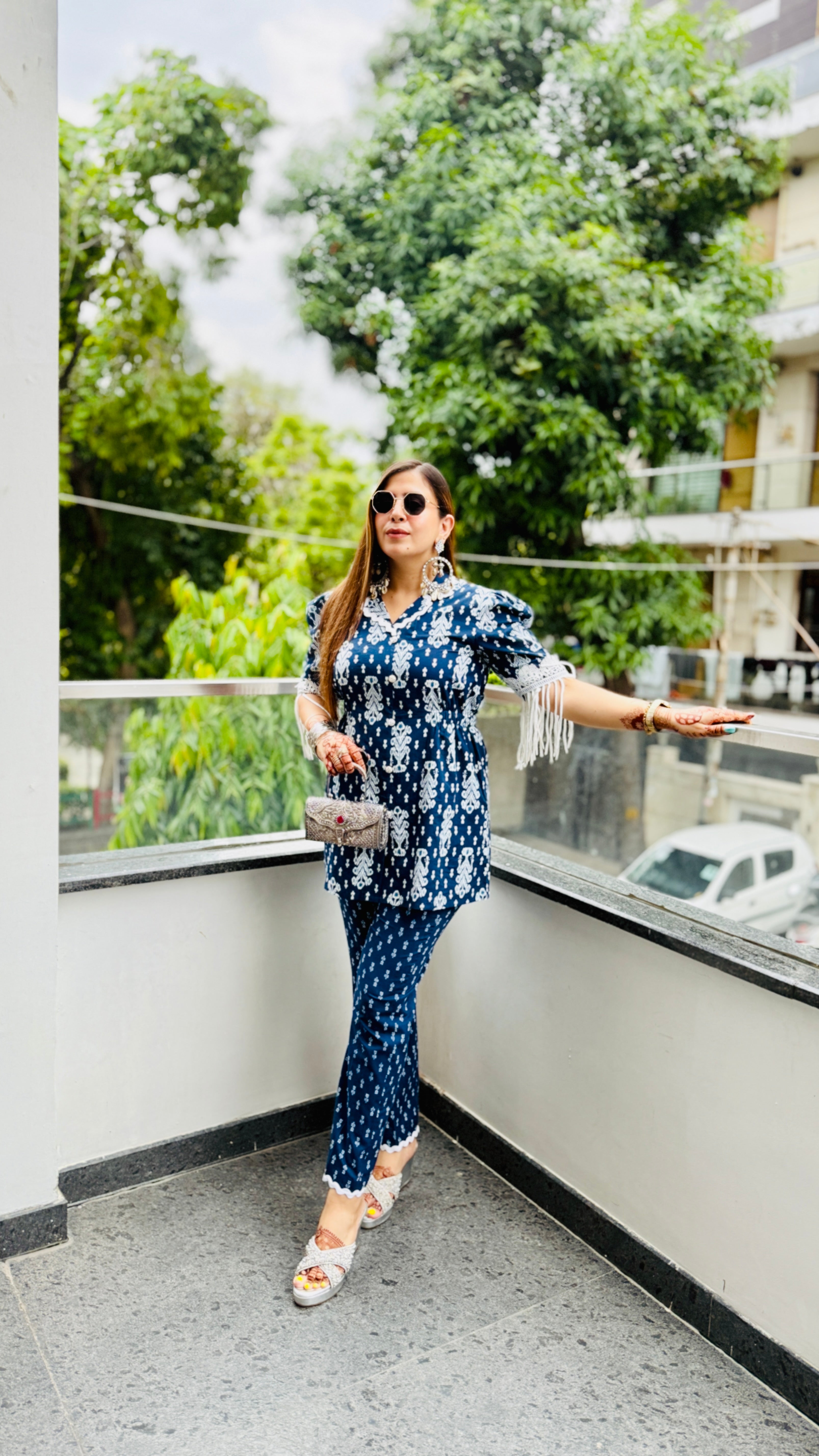 Drama in Blue Co-Ord