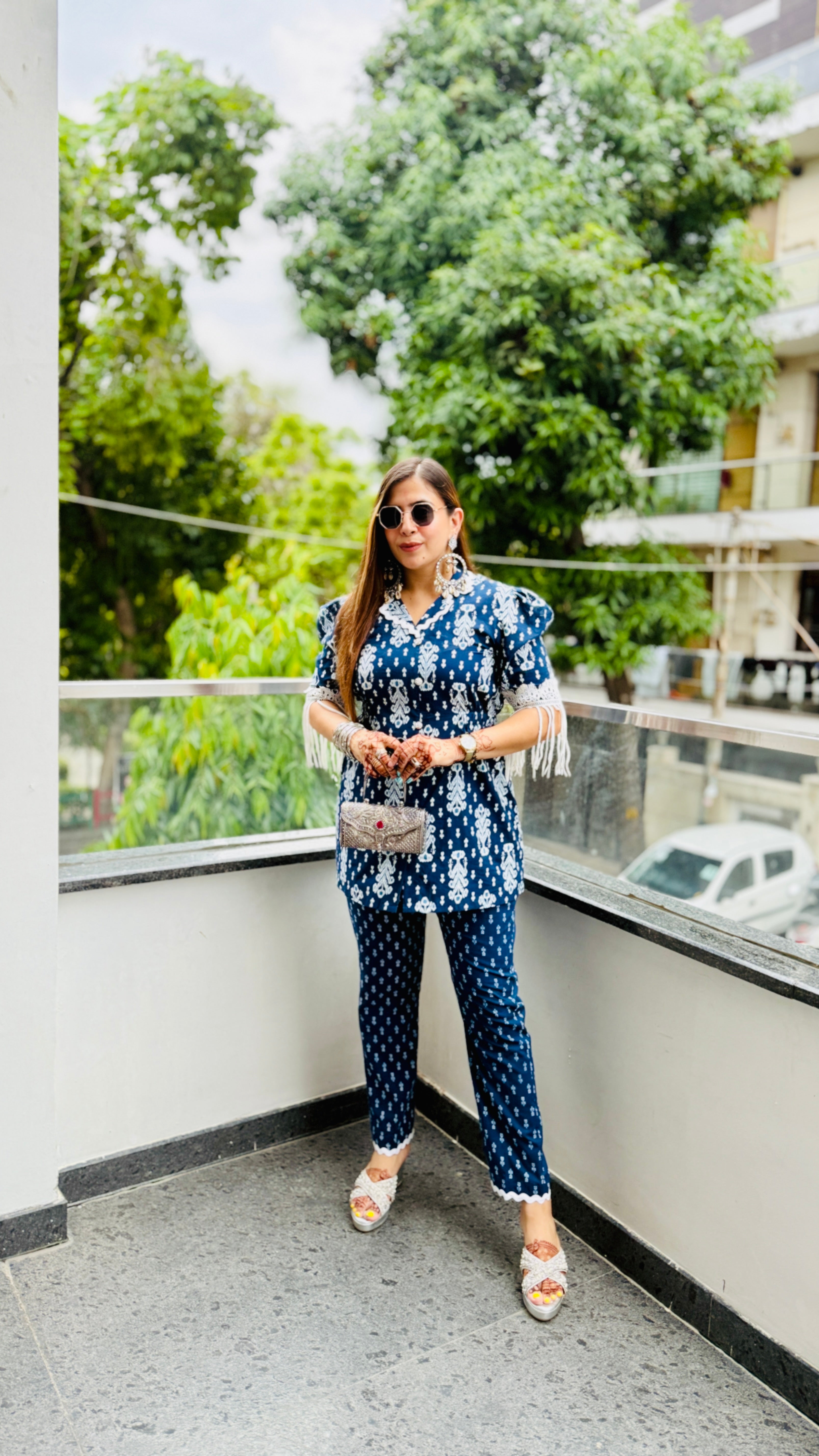 Drama in Blue Co-Ord