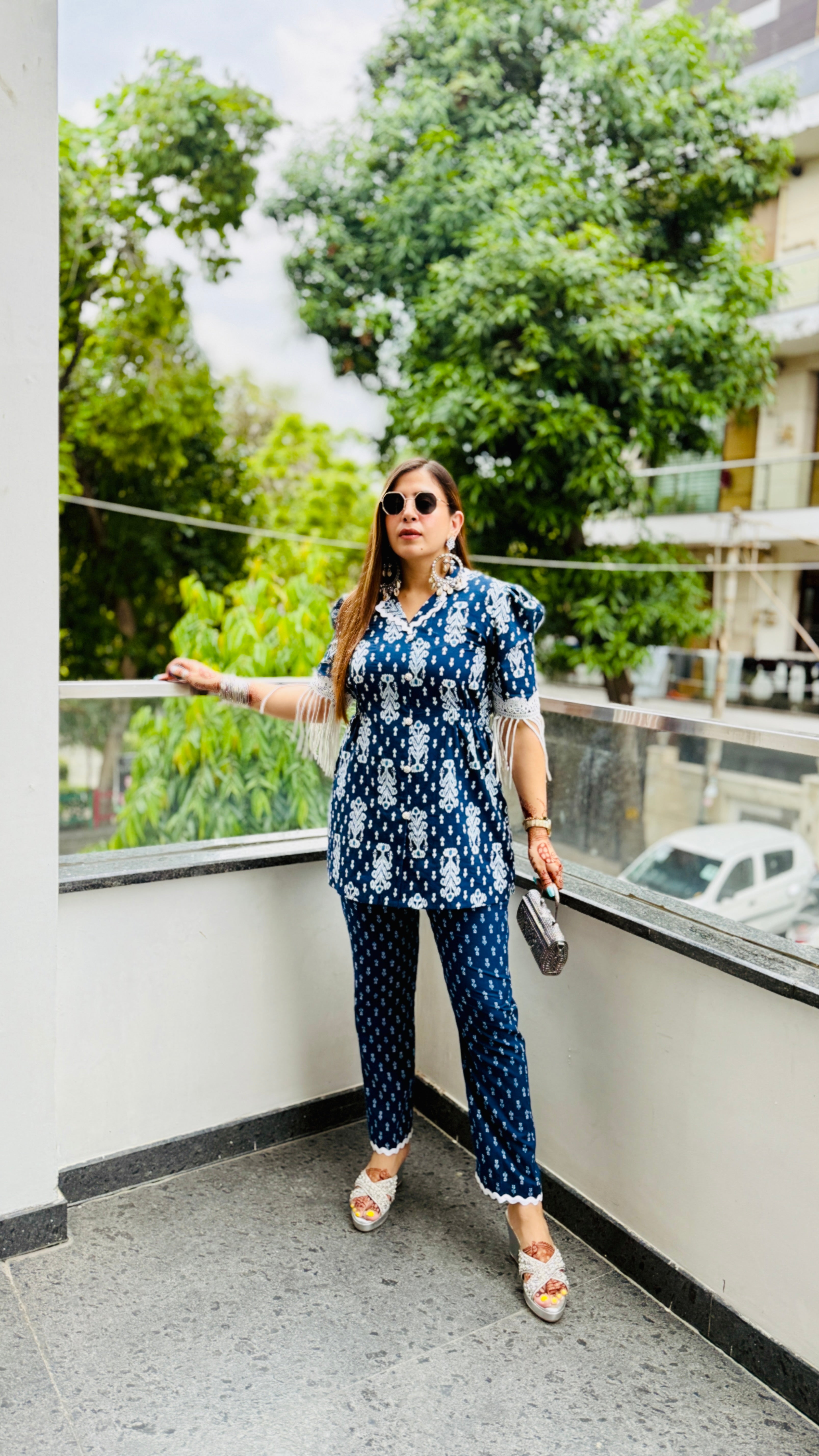 Drama in Blue Co-Ord