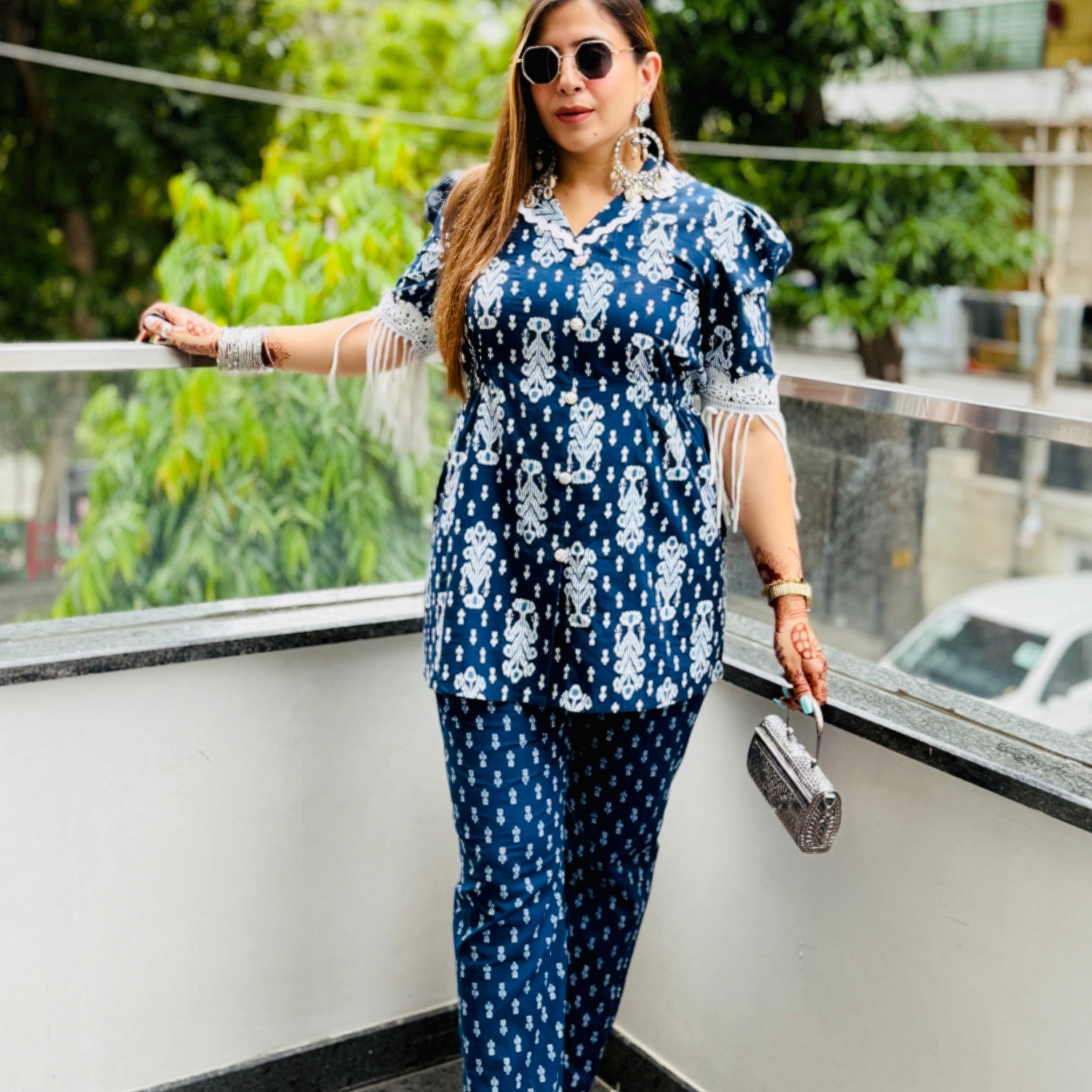 Drama in Blue Co-Ord