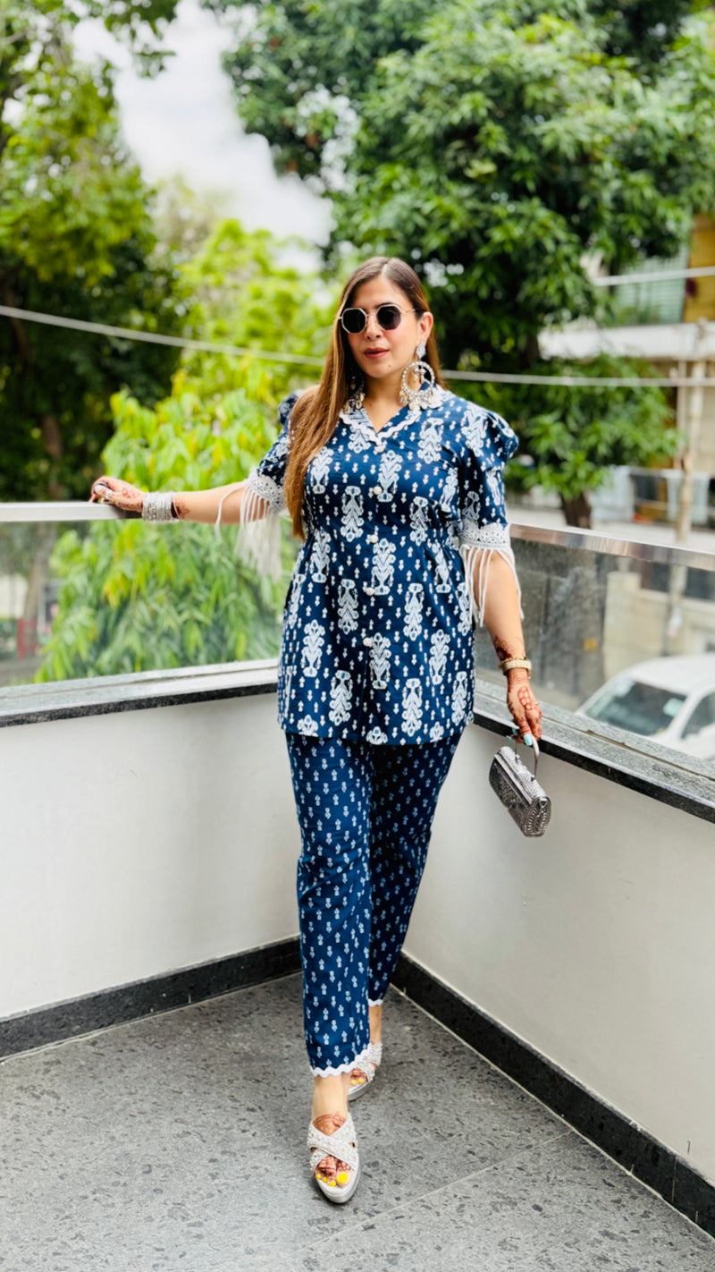 Drama in Blue Co-Ord