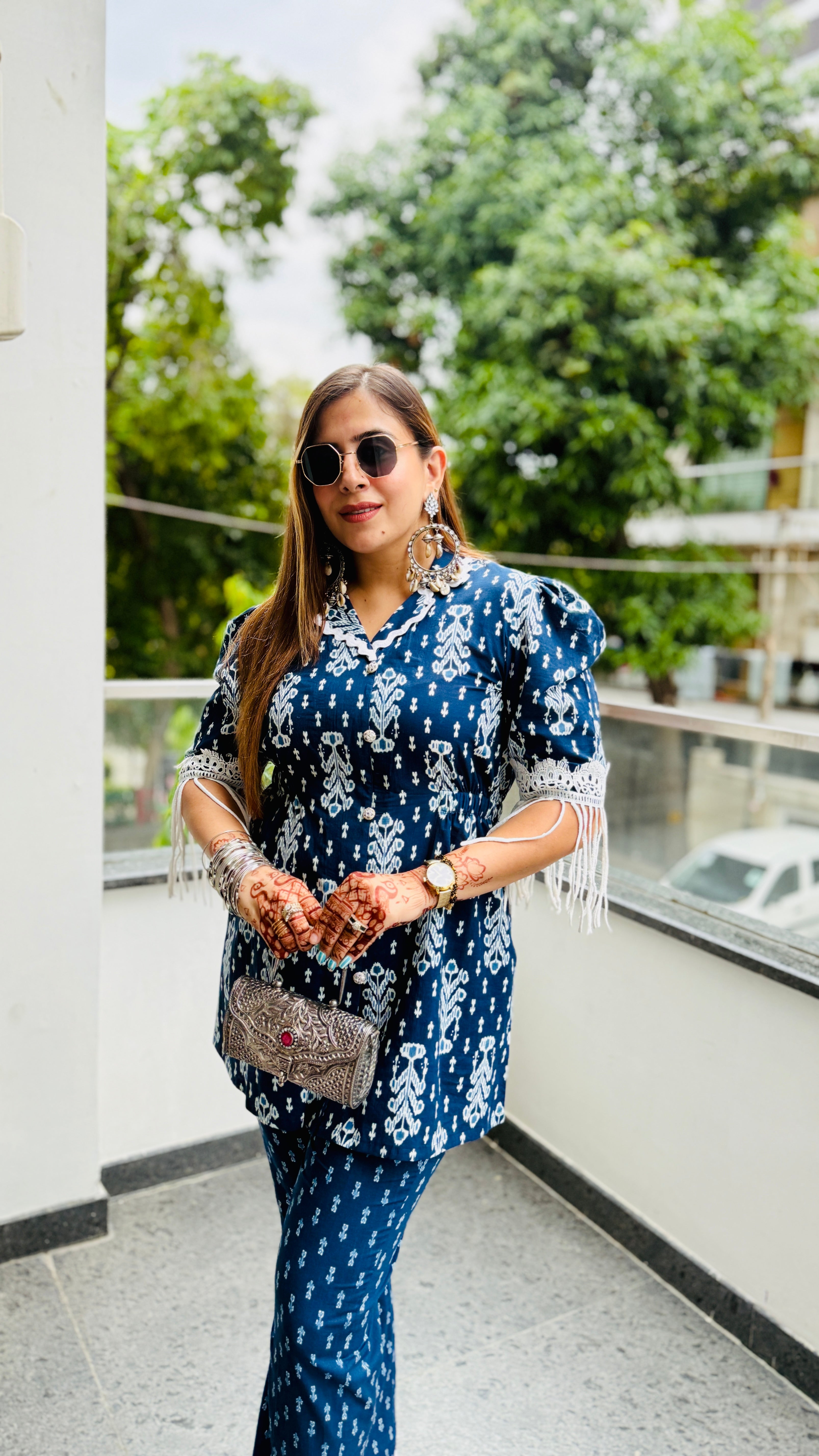 Drama in Blue Co-Ord