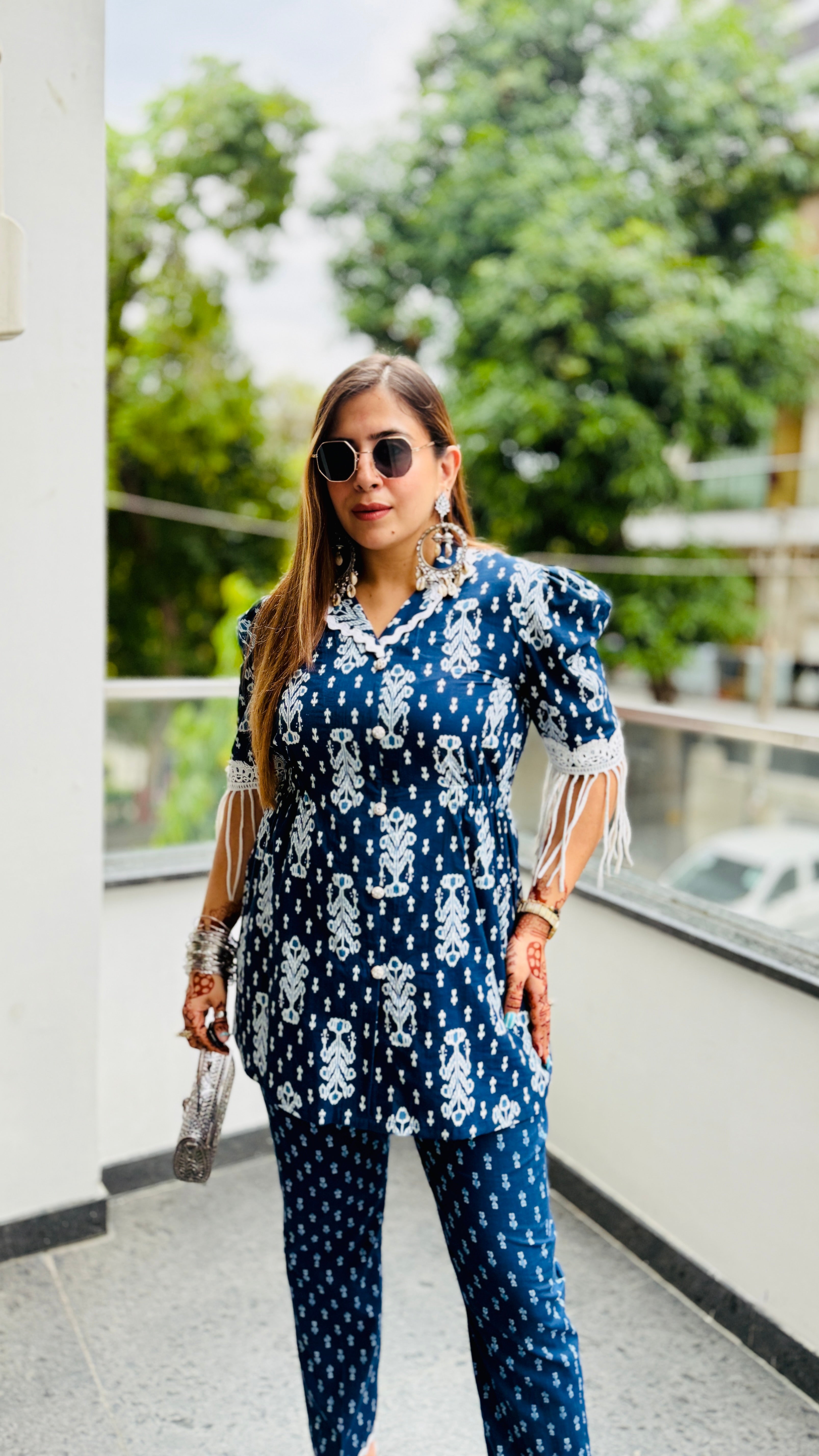 Drama in Blue Co-Ord