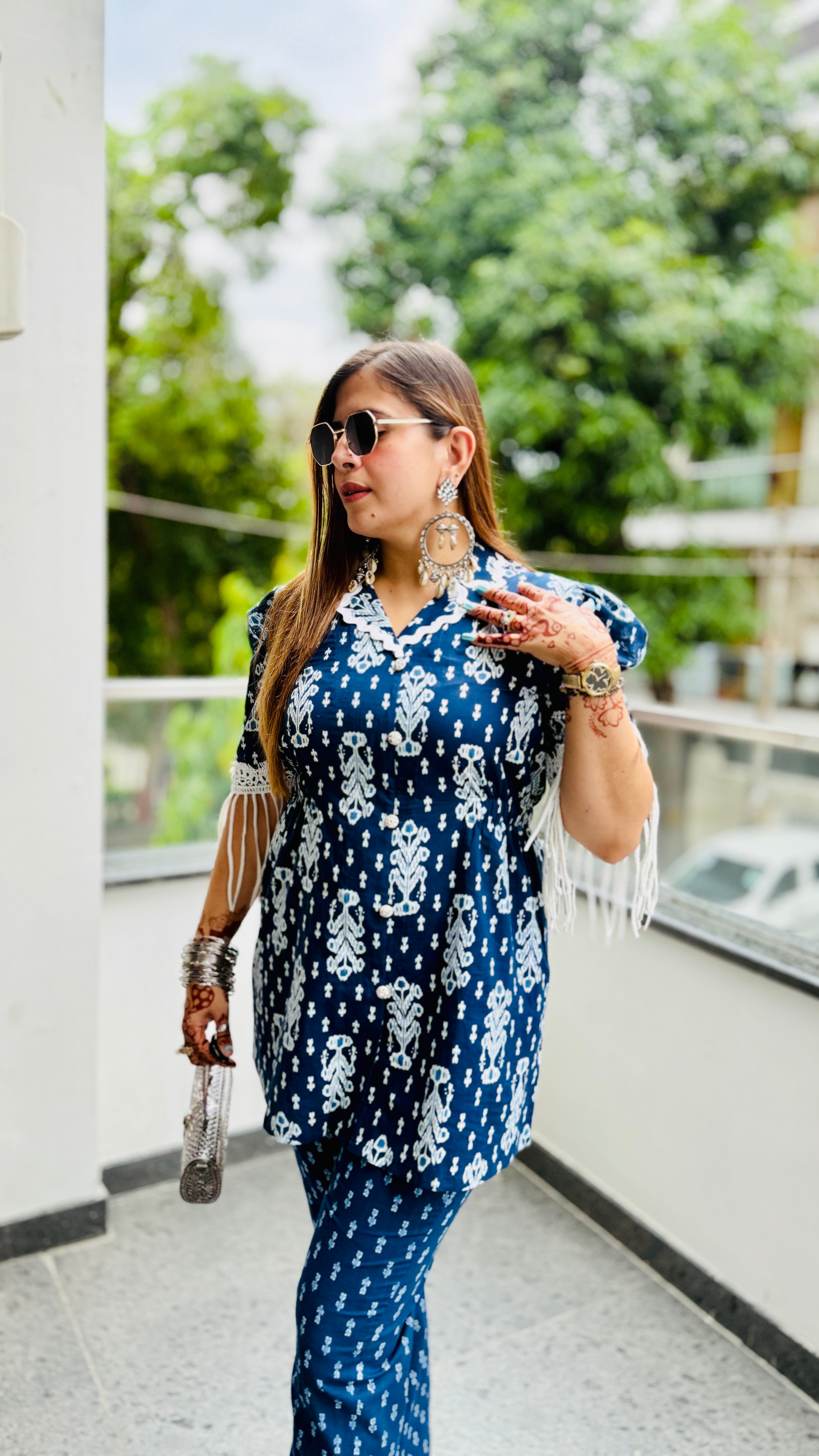 Drama in Blue Co-Ord