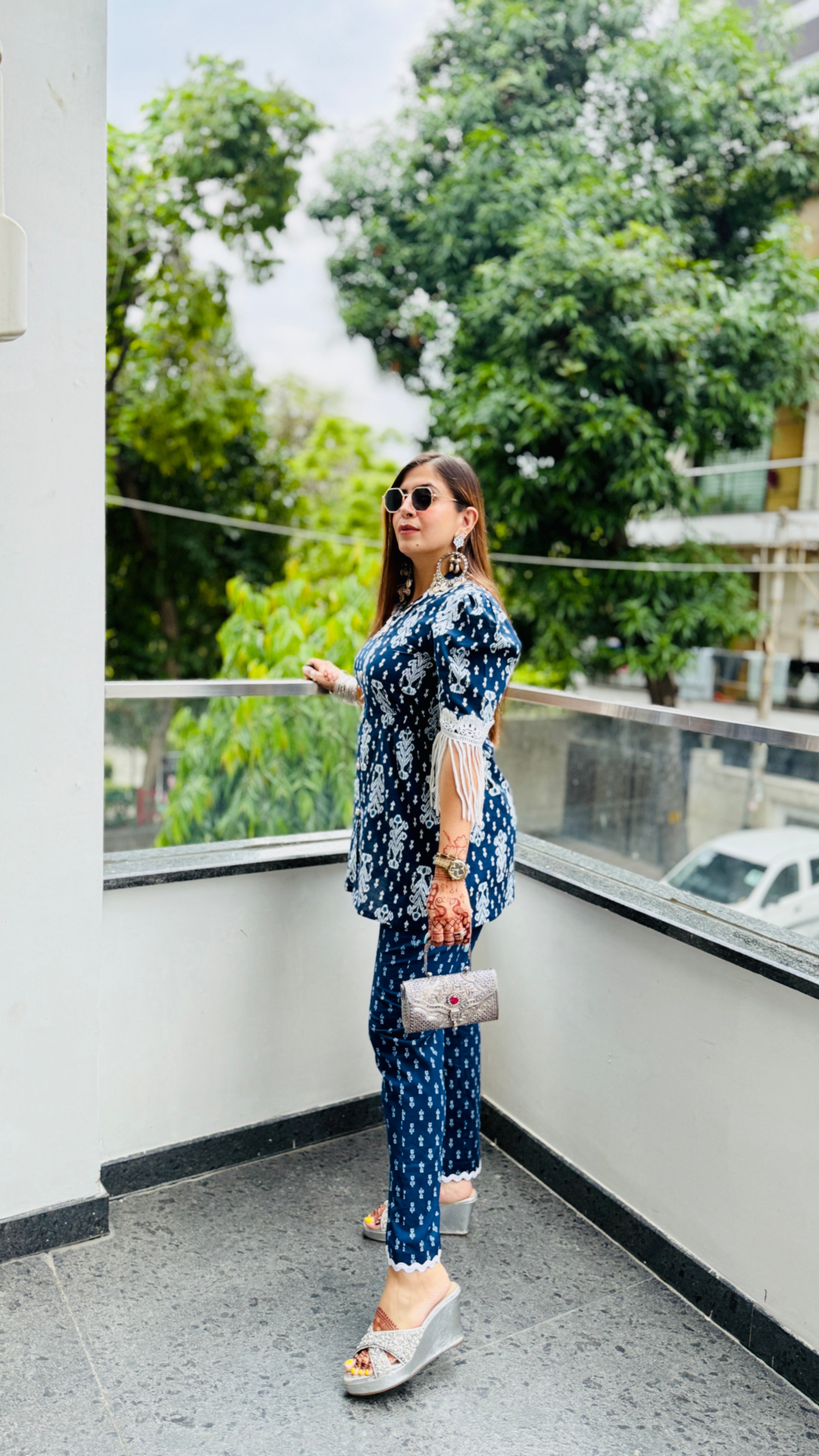 Drama in Blue Co-Ord