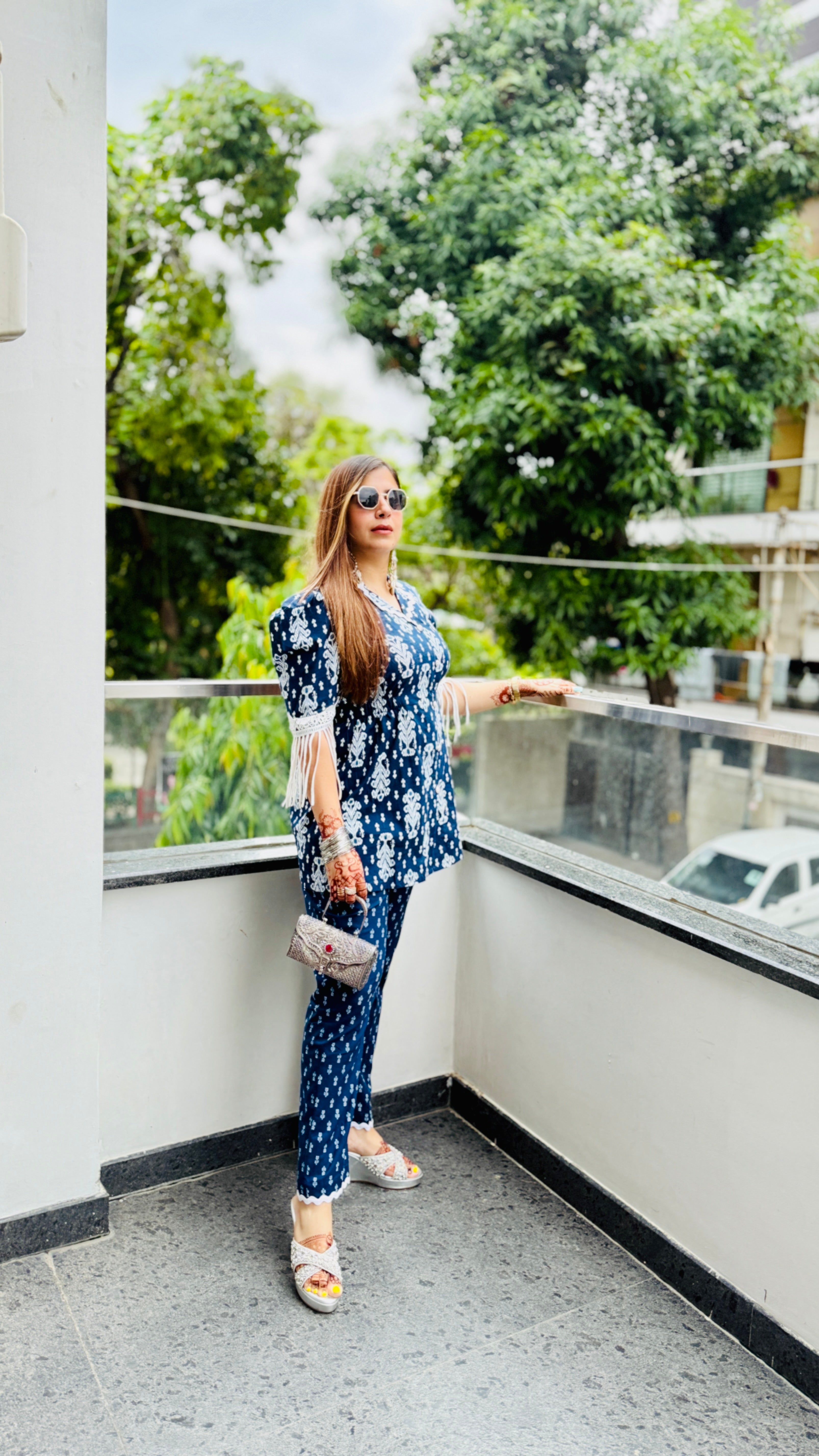 Drama in Blue Co-Ord